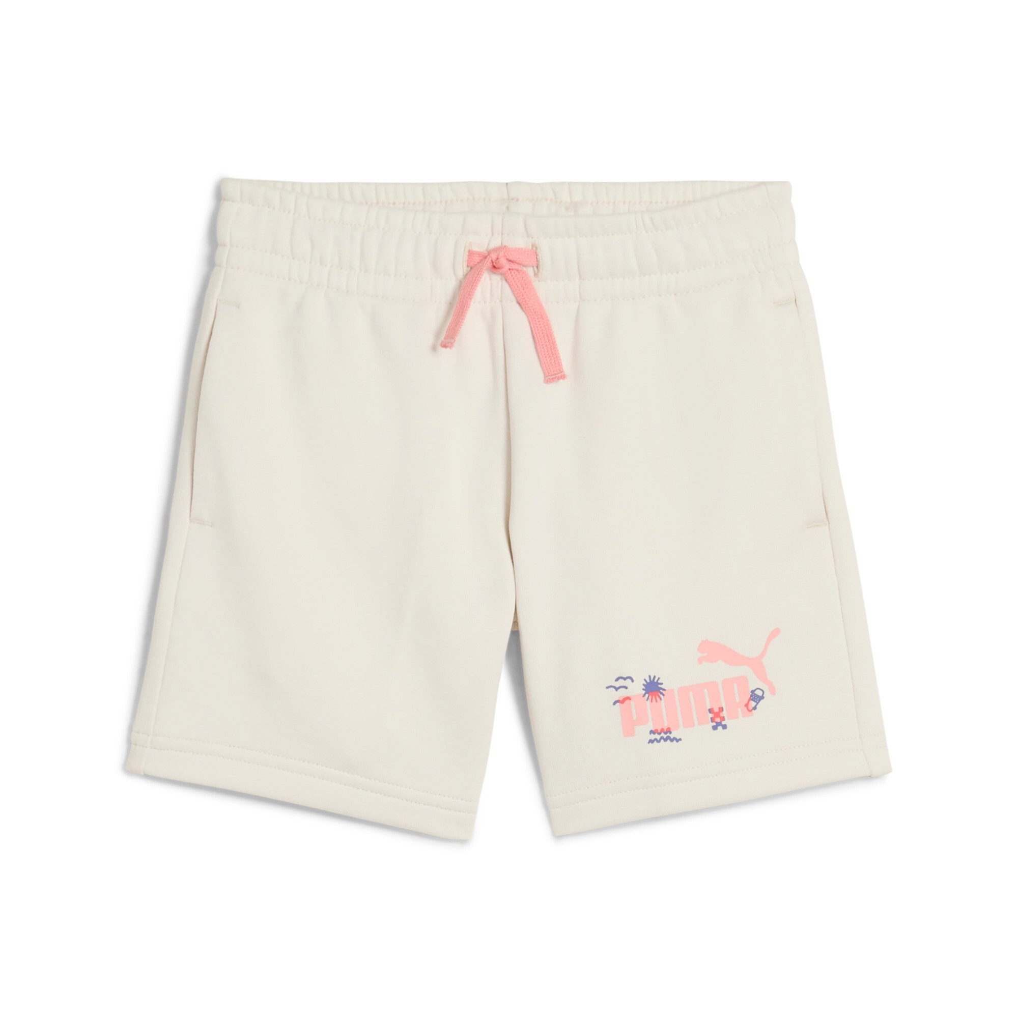 PUMA Trainingsshorts »SANDY ADVENTURES SHORTS TR PS« mit Leistentasche, mit Gummiprint in Camo-Optik, Regular Fit