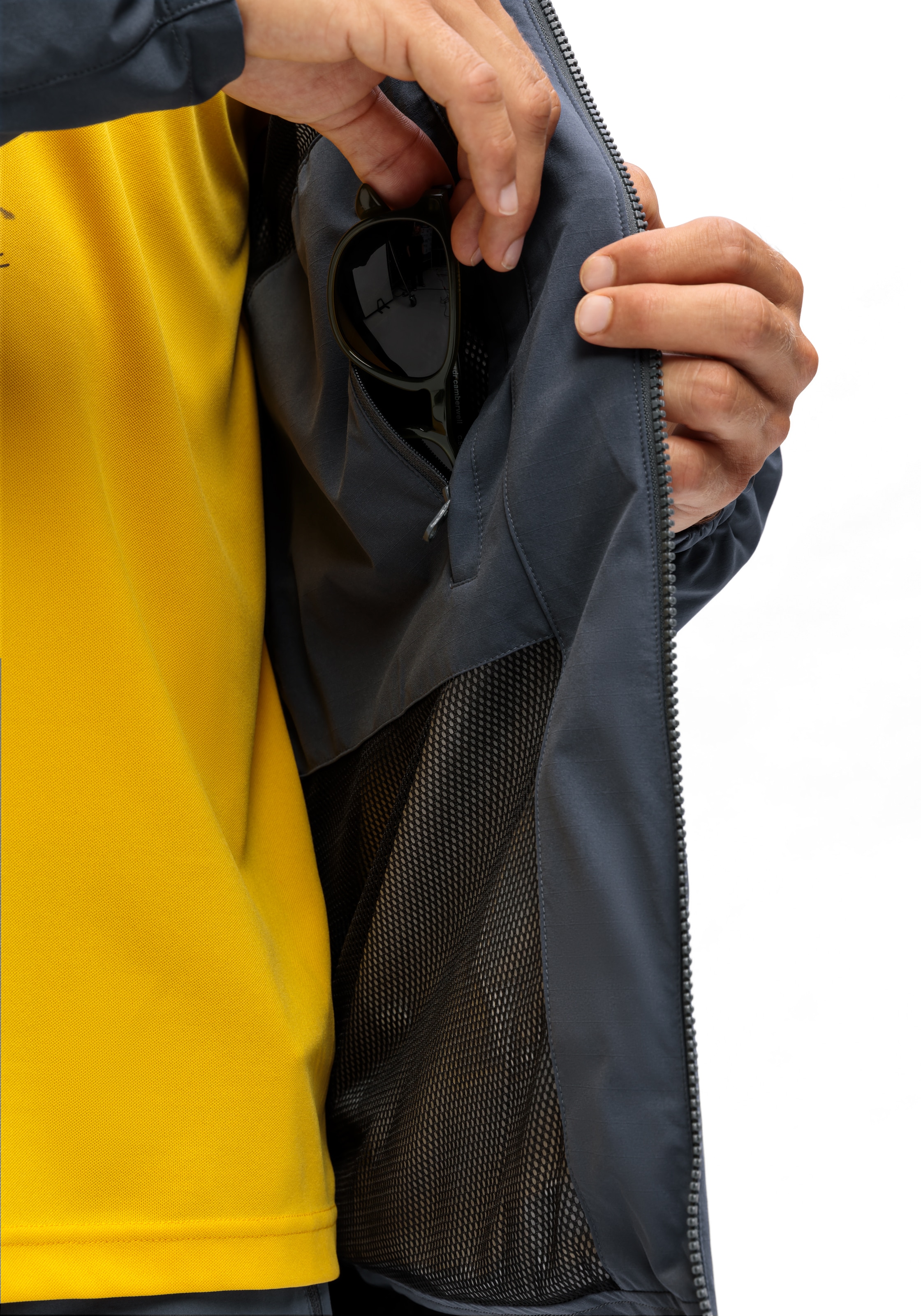 Maier Sports Outdoorjacke »ArorA Loop M«, Herren Jacke wasserdicht, Funktionsjacke 3 Taschen aussen + Innentasche