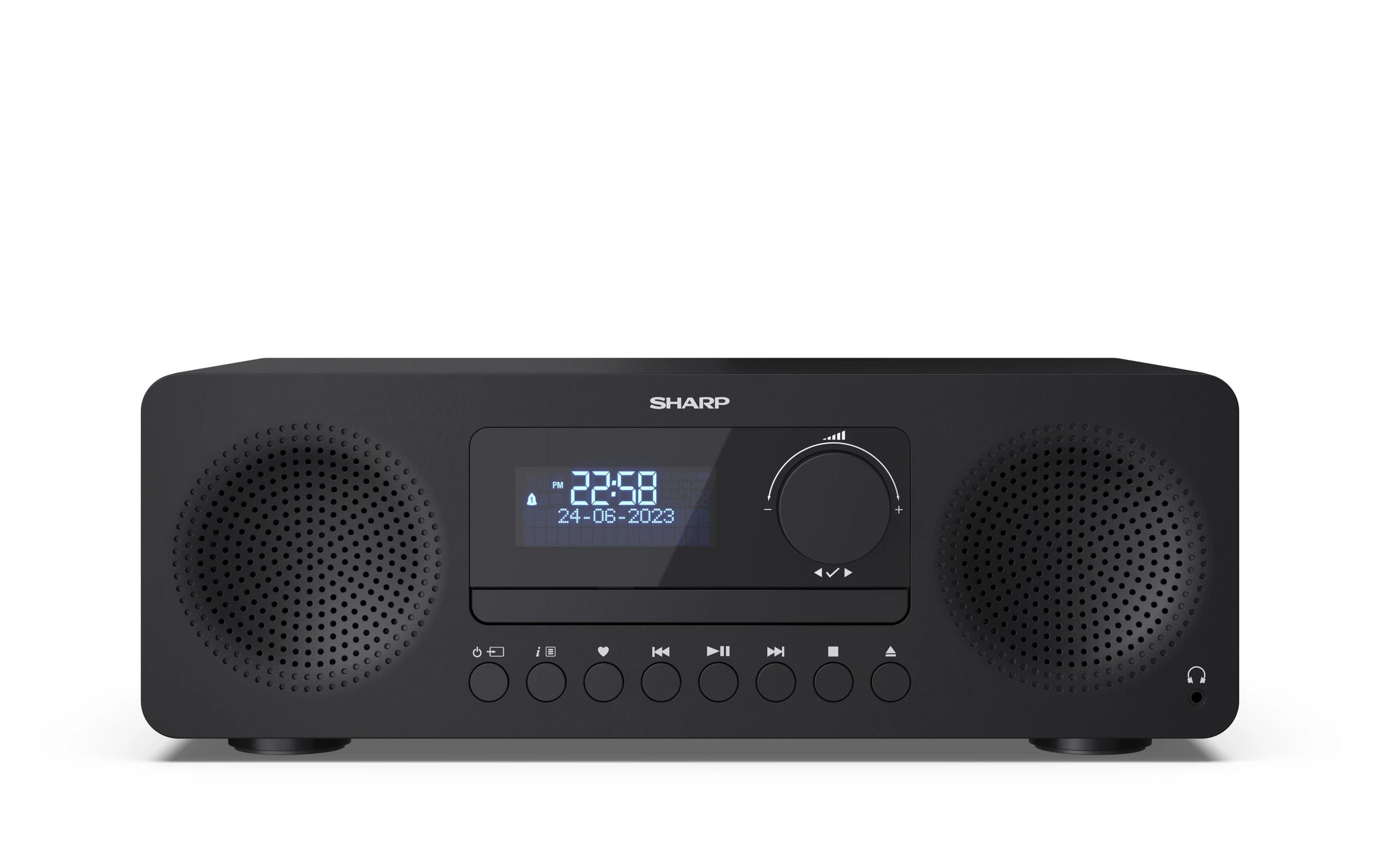Sharp Digitalradio (DAB+) »XL-B720D Schwarz«, (Bluetooth Digitalradio (DAB+)-FM-Tuner)
