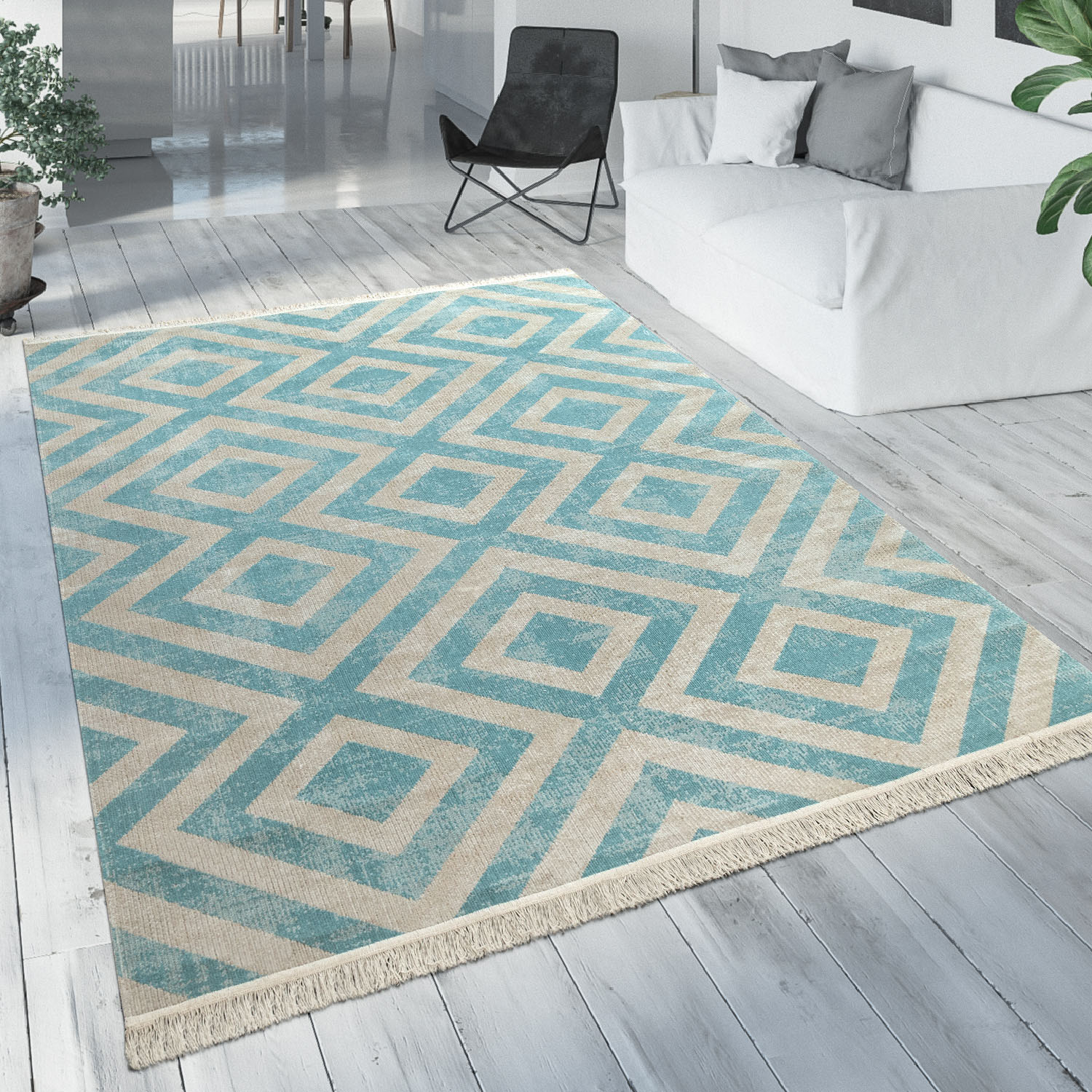 Outdoor Home Teppich geeignet, In- Wohnzimmer Paco online Jelmoli-Versand rechteckig, »Stilo kaufen | 850«, und