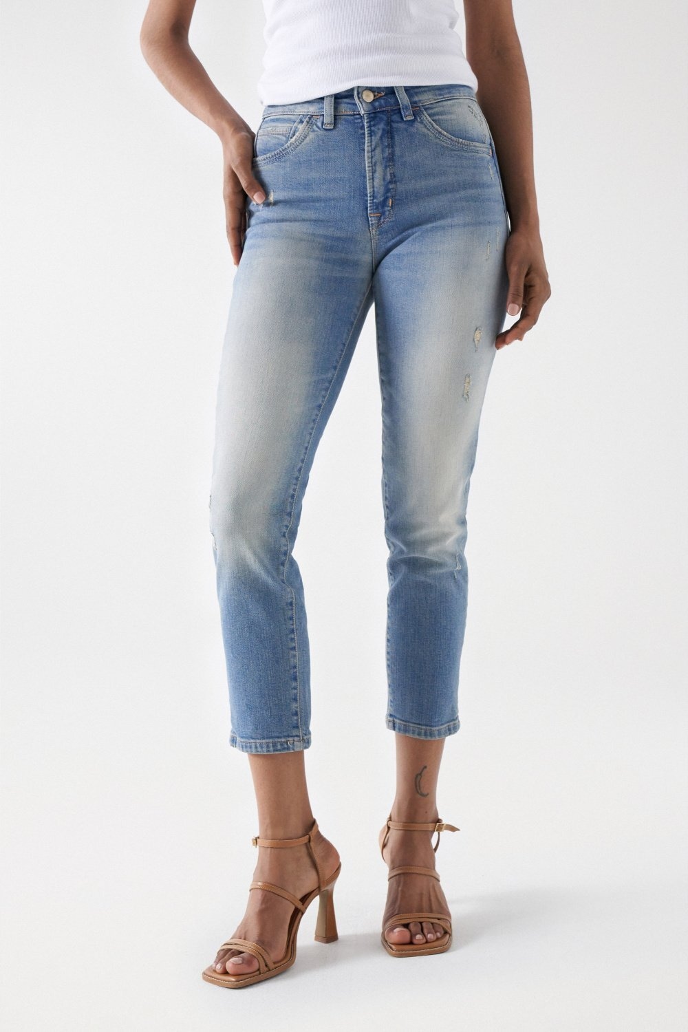 Salsa Slim-fit-Jeans »Salsa Jeans Jeans Faith Cropped Slim«