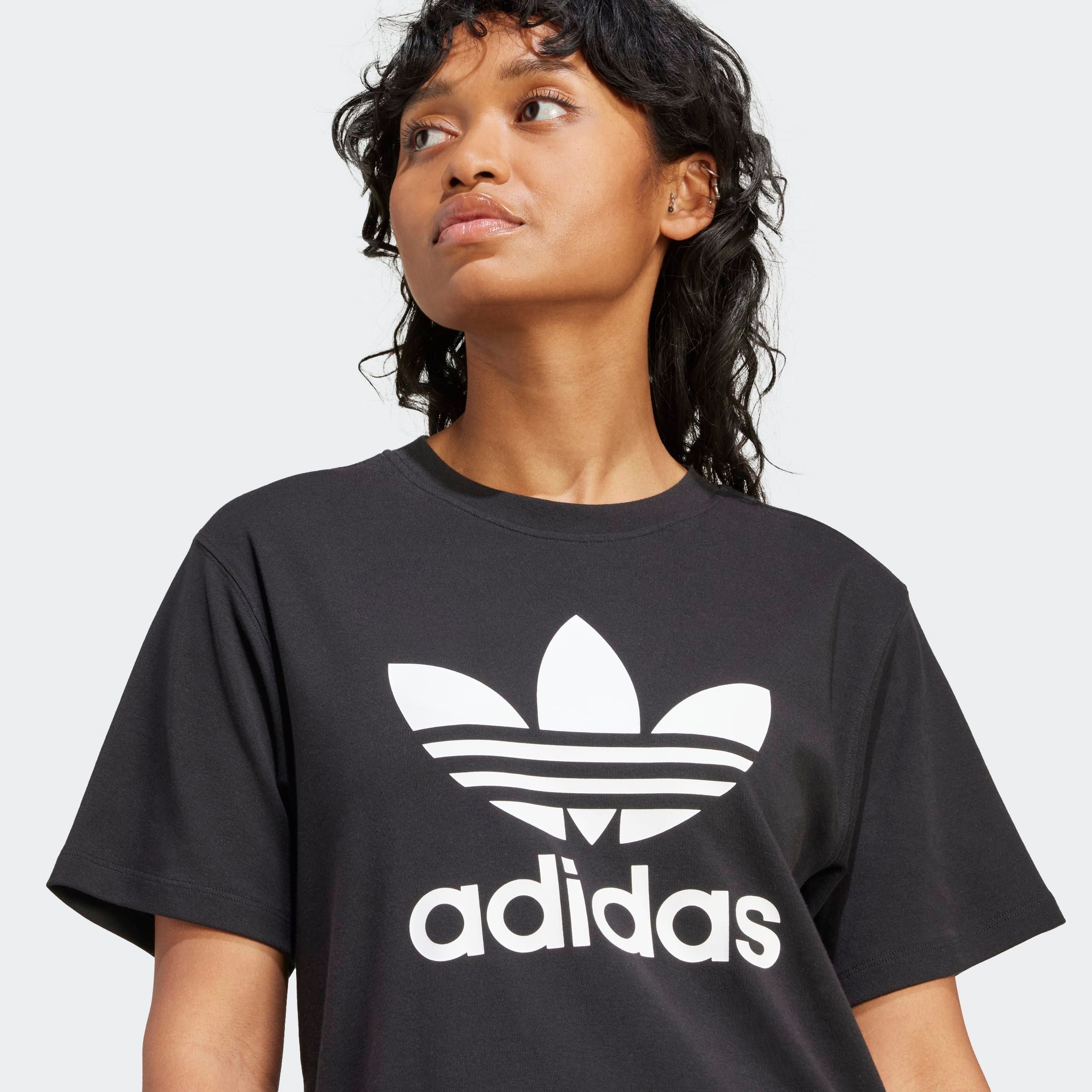 adidas Originals T-Shirt »TREFOIL TEE«, Basic Shirt mit grossem Trefoil Logoprint