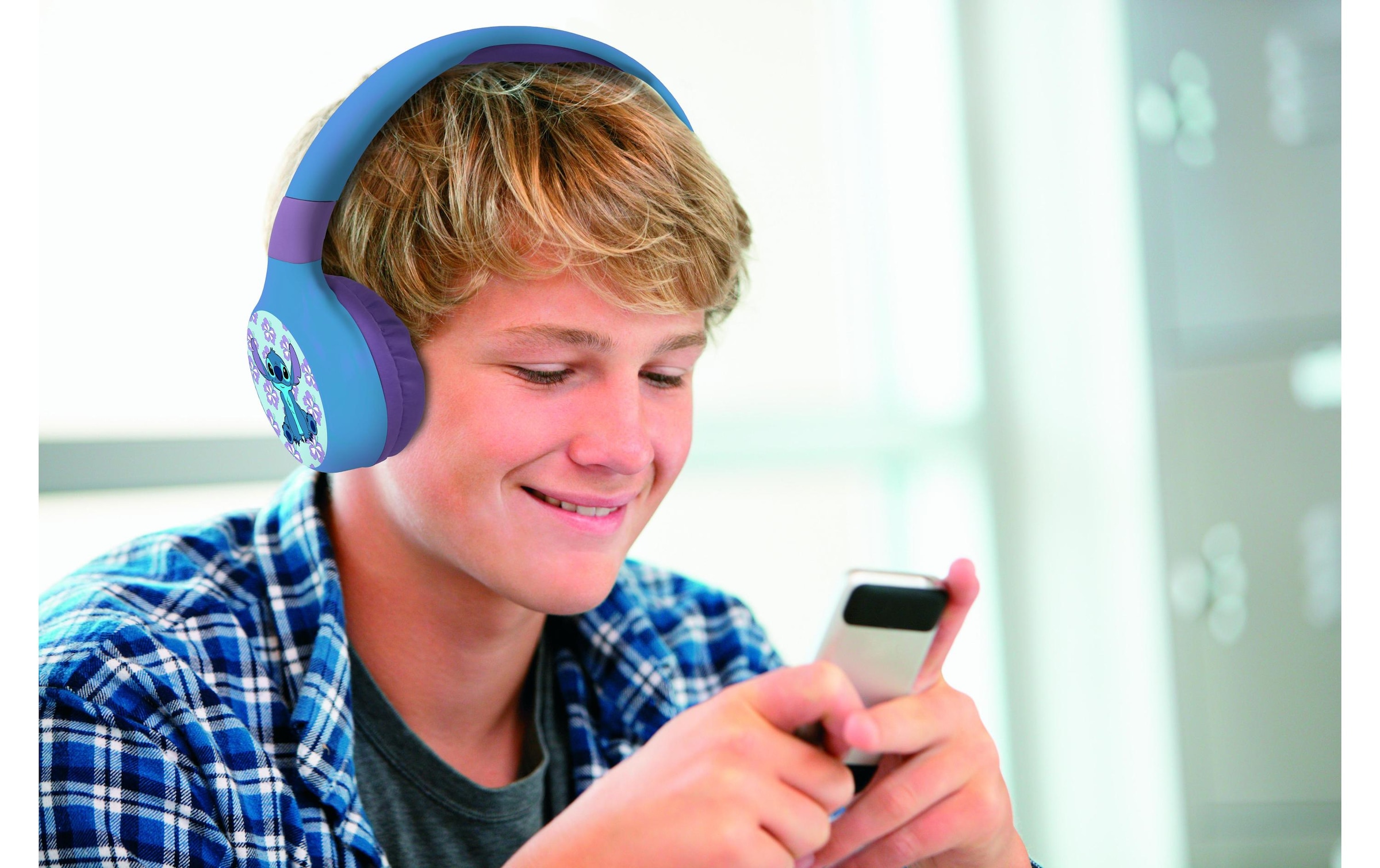 Lexibook® Bluetooth-Kopfhörer »Stitch Blau«