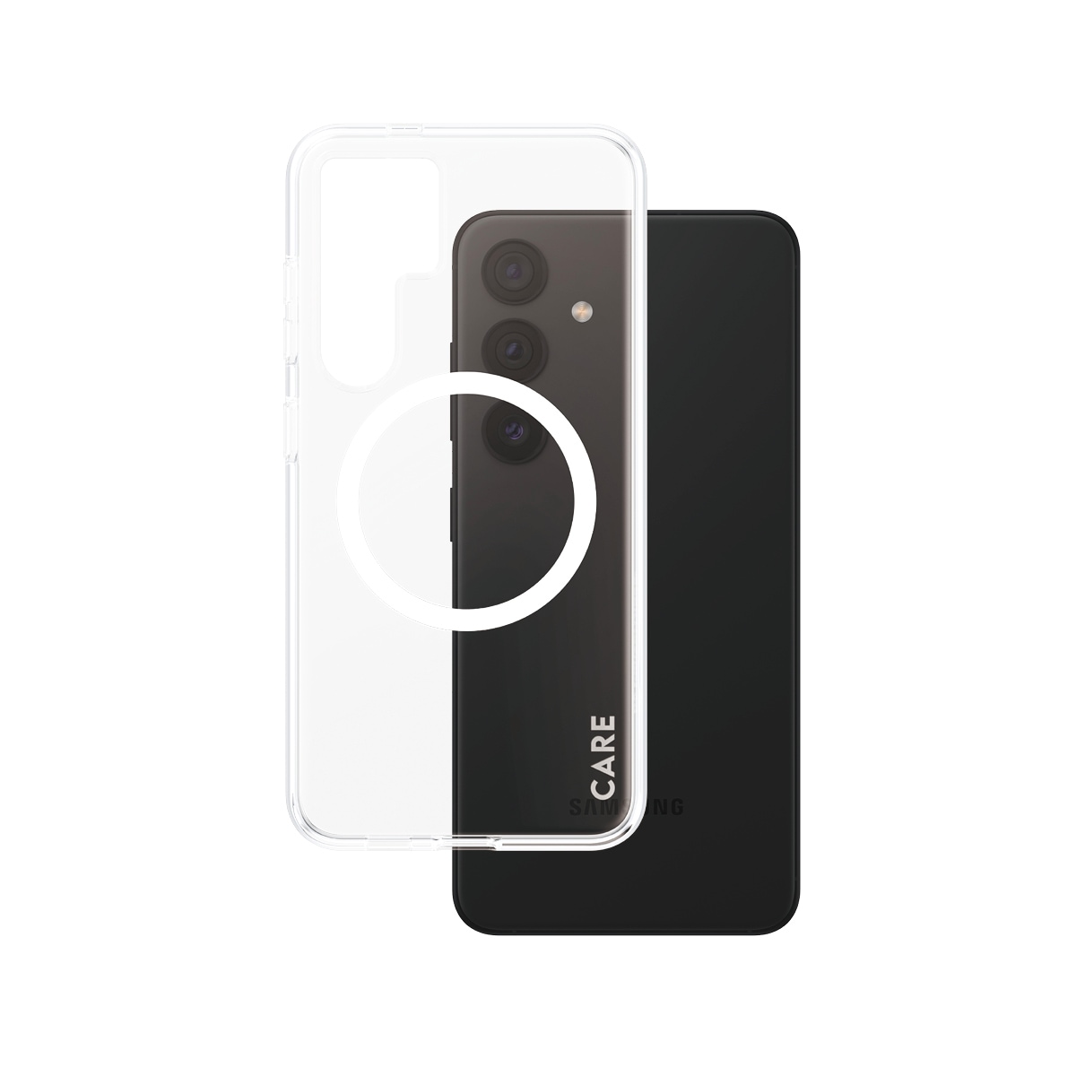 CARE by PanzerGlass Handyhülle »Magnetic QI Compatible Urban Combat Case für Samsung Galaxy S24«, Backcover, Schutzhülle, Handyschutzhülle, Case, Schutzcase, stossfest