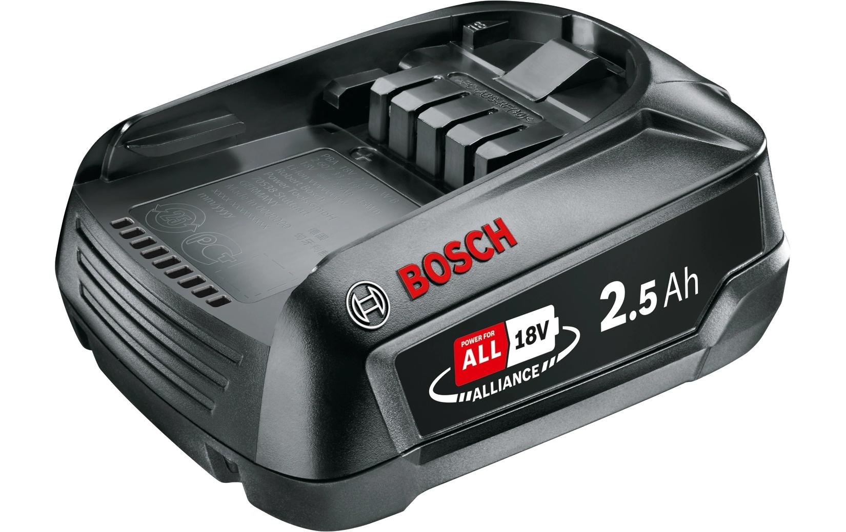 BOSCH Akku »Starterset 18 V, 1 x 2,5 Ah + AL 18 V-44«, 18,0 V