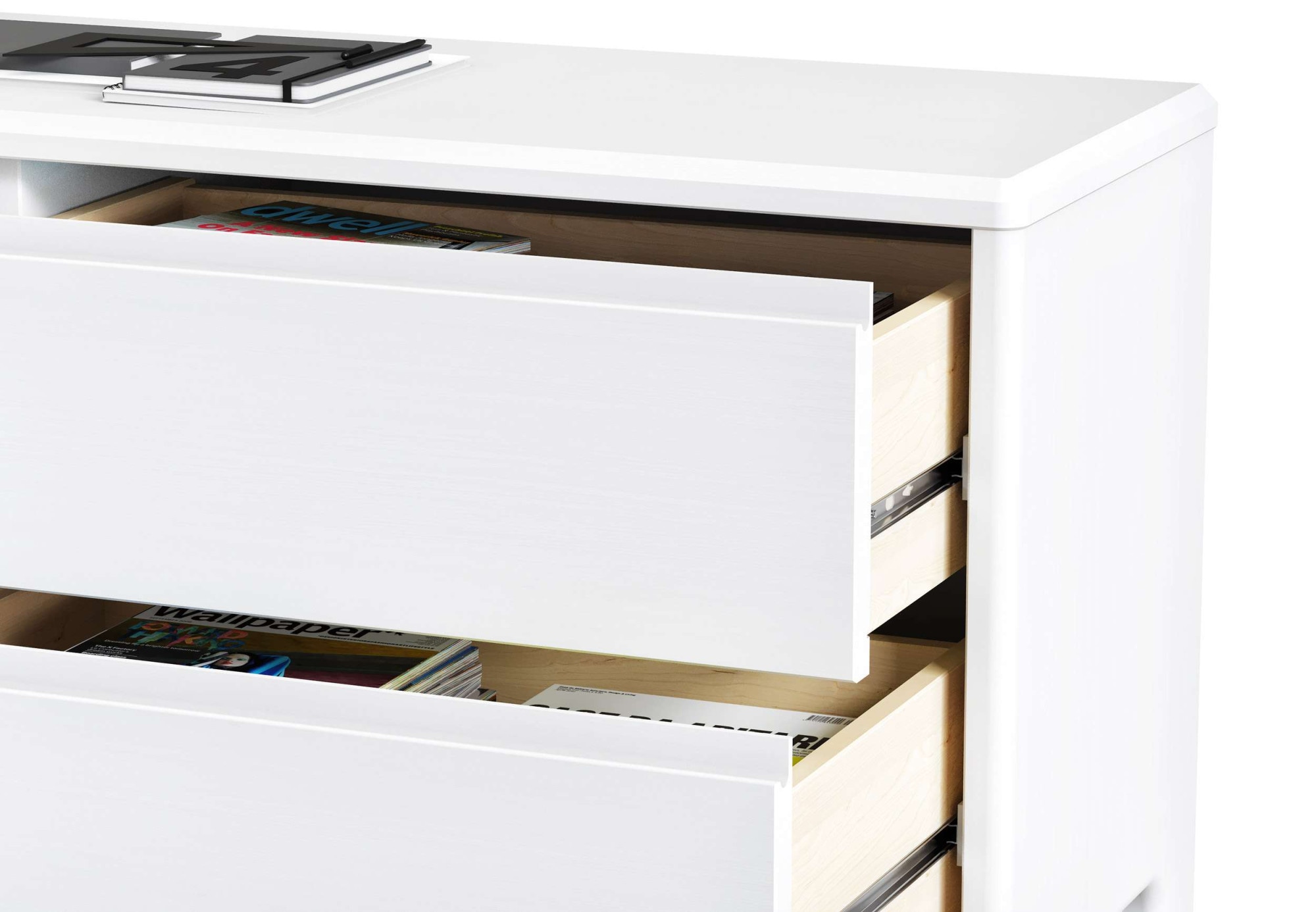 Home affaire Schreibtisch »Luven, Computertisch,«, zertifiziertes Massivholz, mit 2 Schubkästen, Breite 120-140 cm