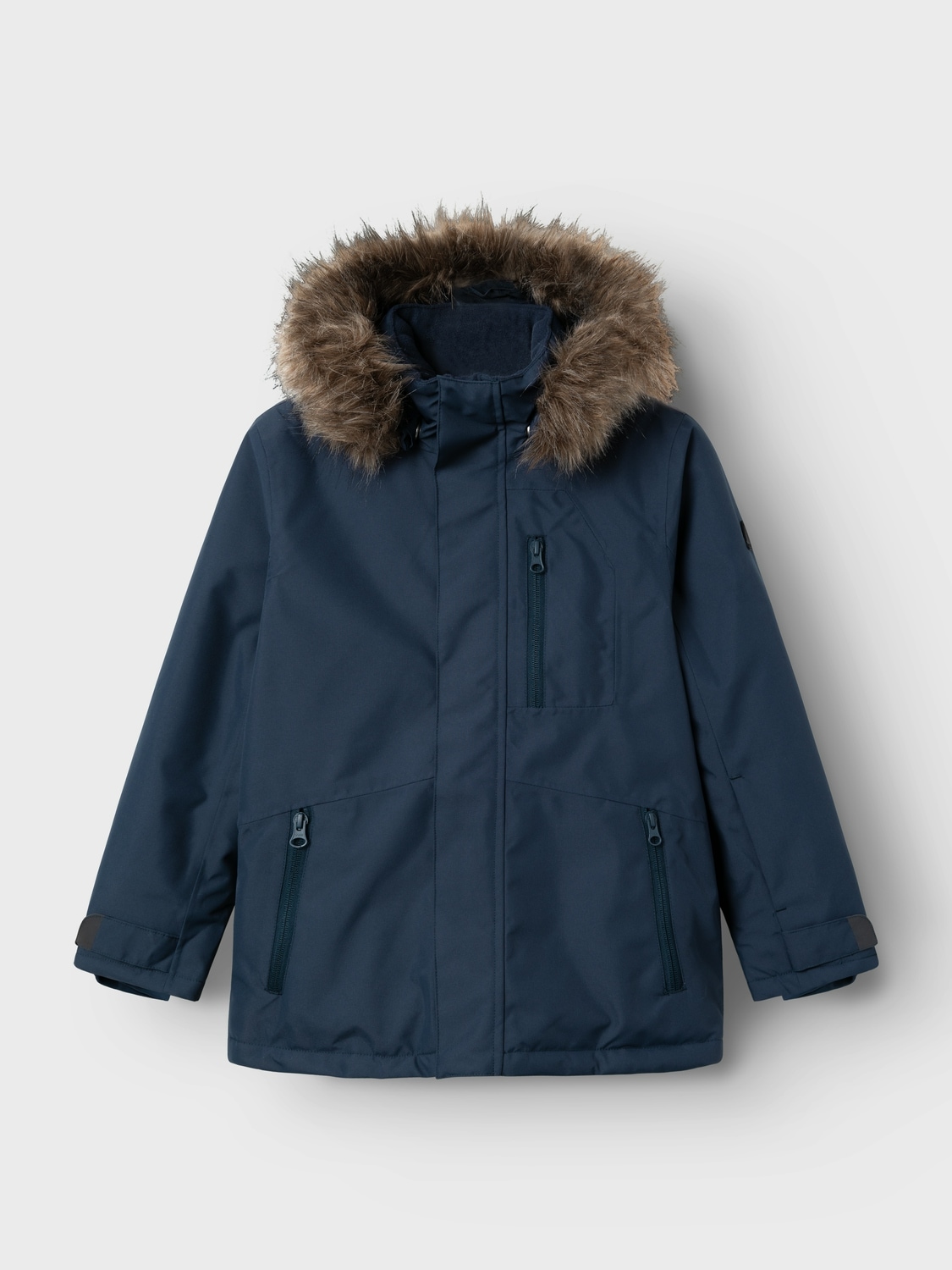 Name It Skijacke »NKMSNOW10 SKI JACKET SOLID FO NOOS«, mit Kapuze