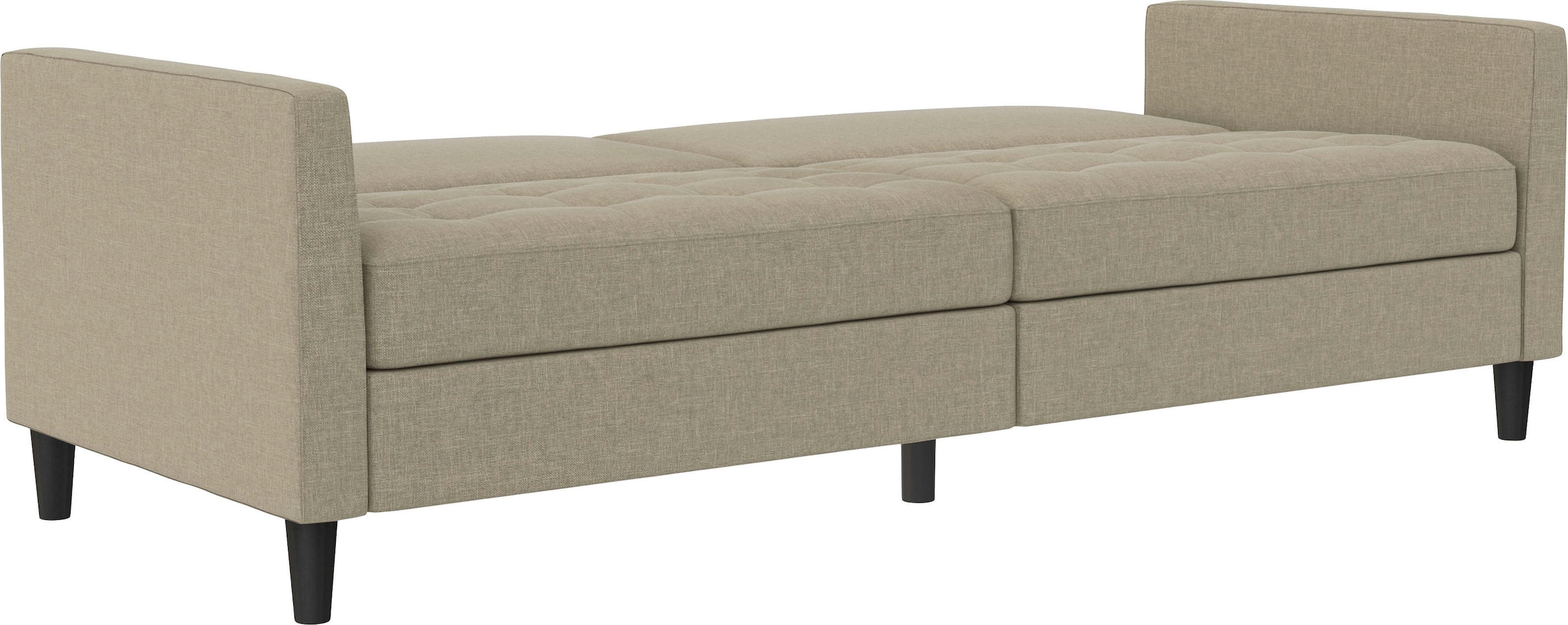 Dorel Home 3-Sitzer »Presley«, Sofa mit Bett-Funktion und verstellbarer Rückenlehne