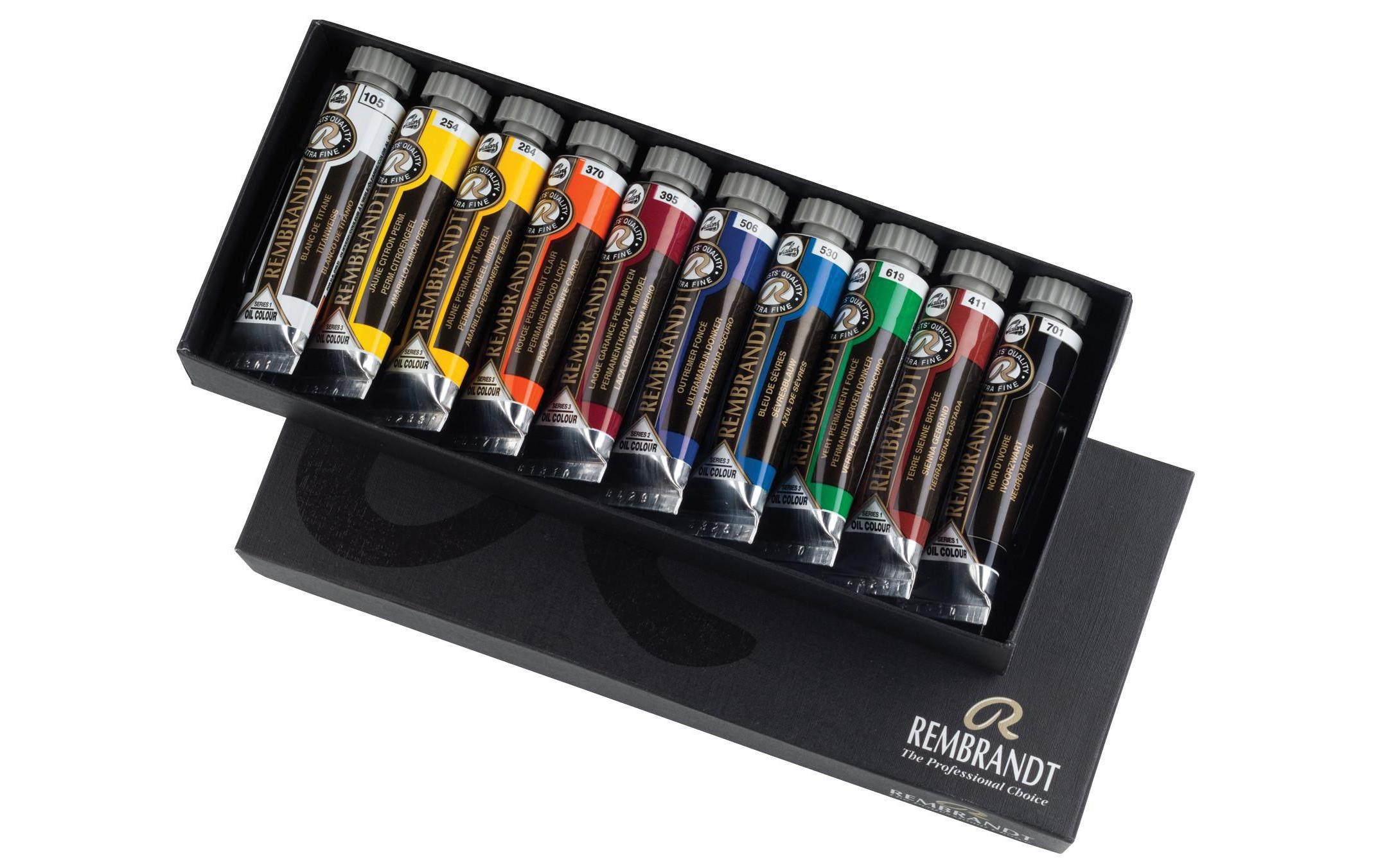 Ölfarbe »Rembrandt Basic-Set 10 Tuben à 15 ml«