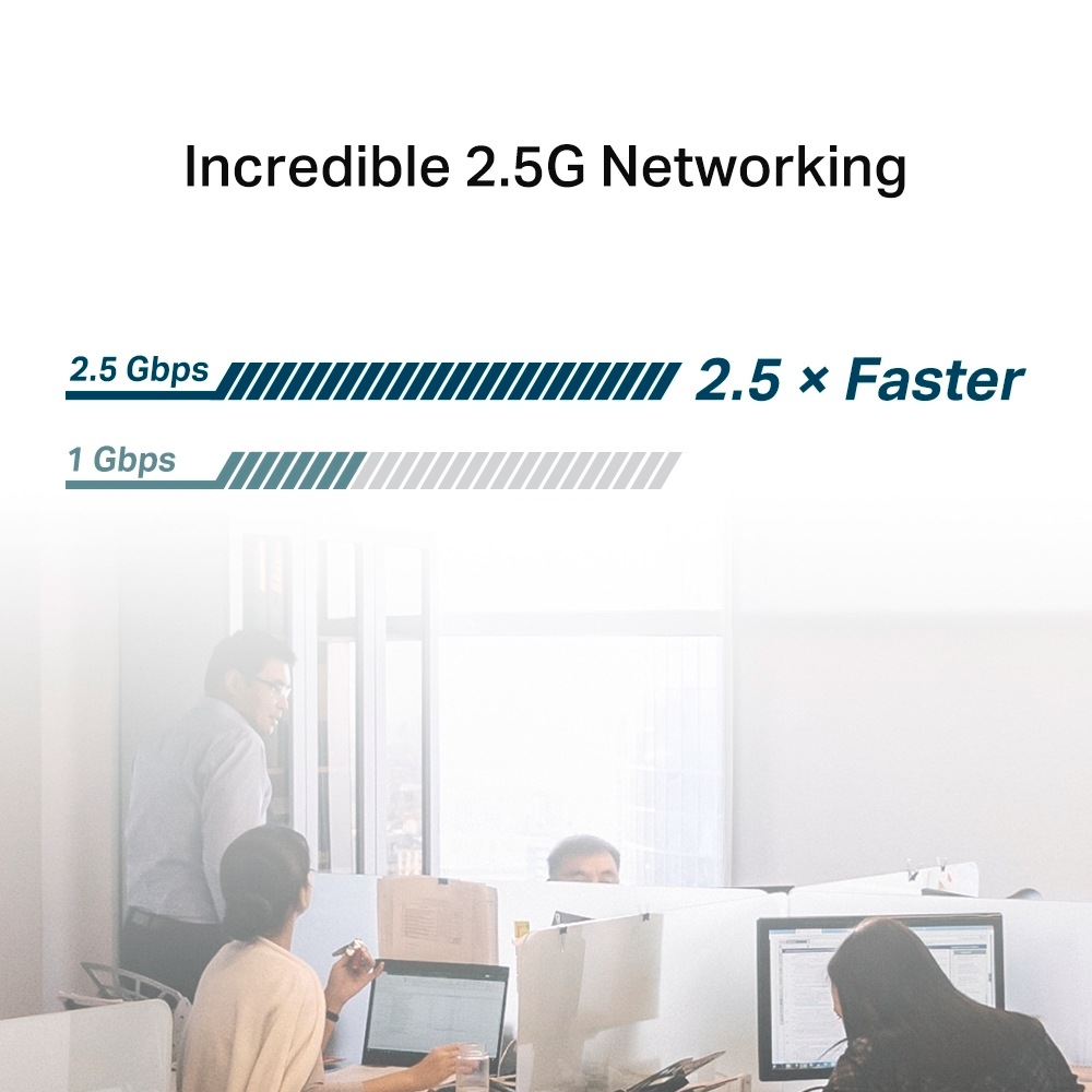 TP-Link Reichweitenverstärker »TX201 2.5 Gigabit PCI Express Network Adapter«