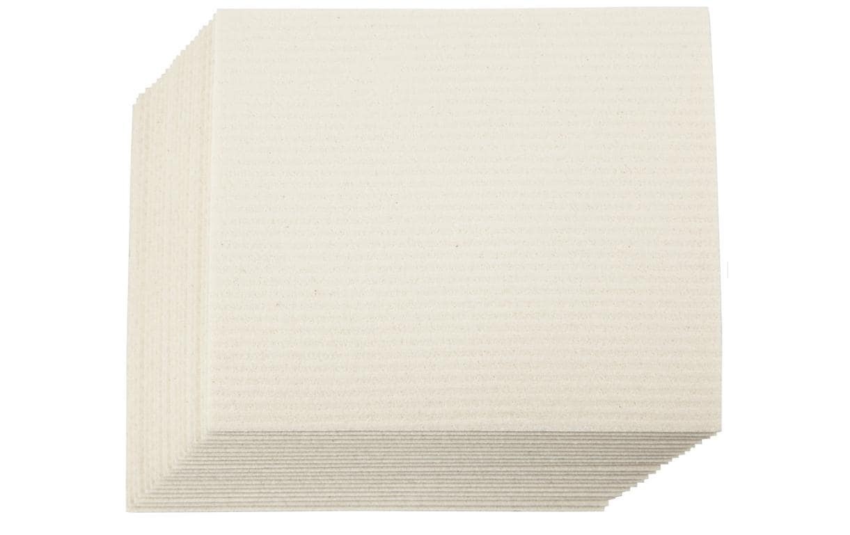creativ company Geschirrtuch »Grösse: 17 x 45065 cm, Crème,«, (20 tlg.)