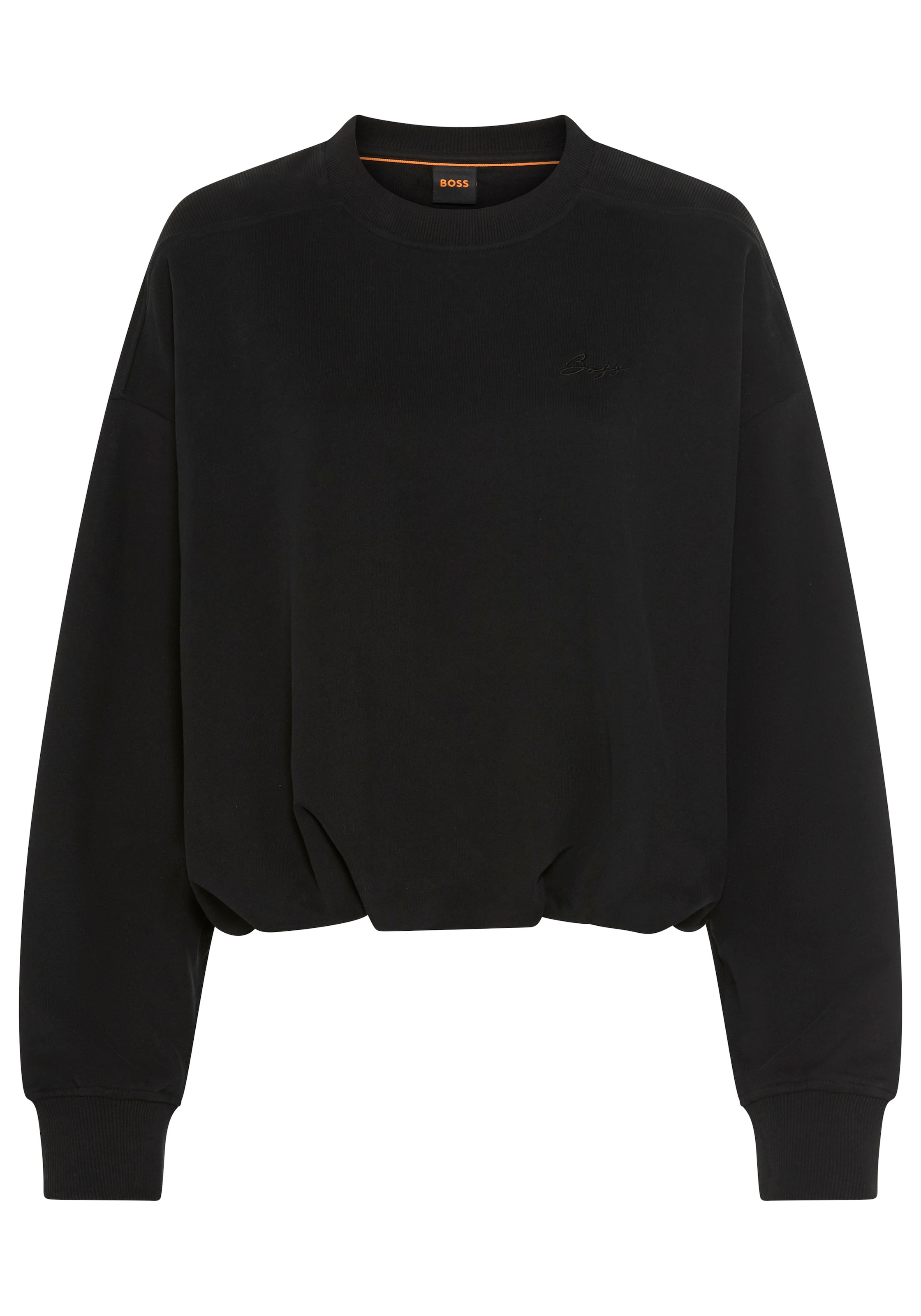 BOSS ORANGE Sweater »Efem Premium Damenmode«, Relaxed Fit, Rundhals