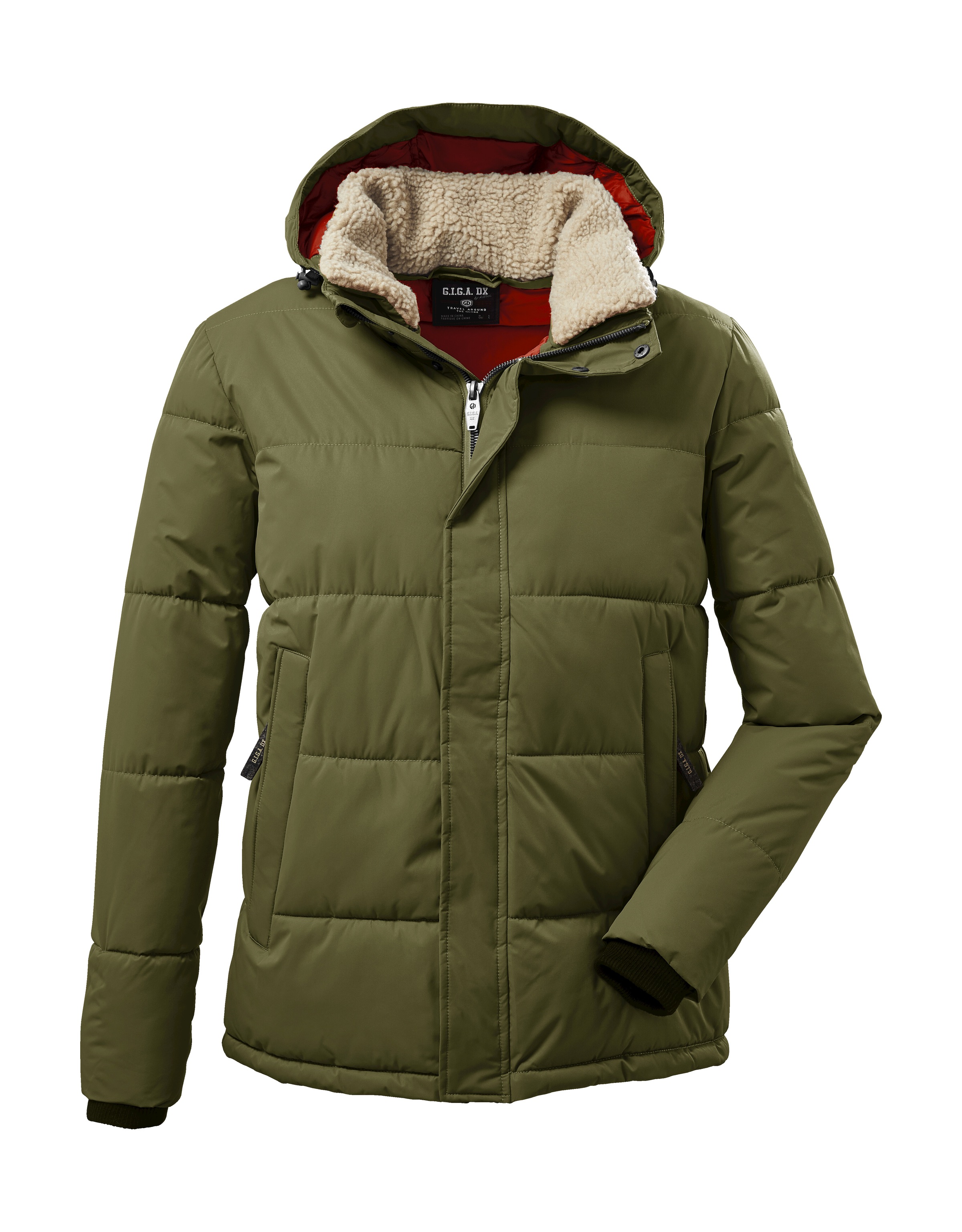 G.I.G.A. DX by killtec Steppjacke »Ventoso MN Quilted JCKT A« Urbaner Style, wasserabweisend, winddicht, abzipbare Kapuze