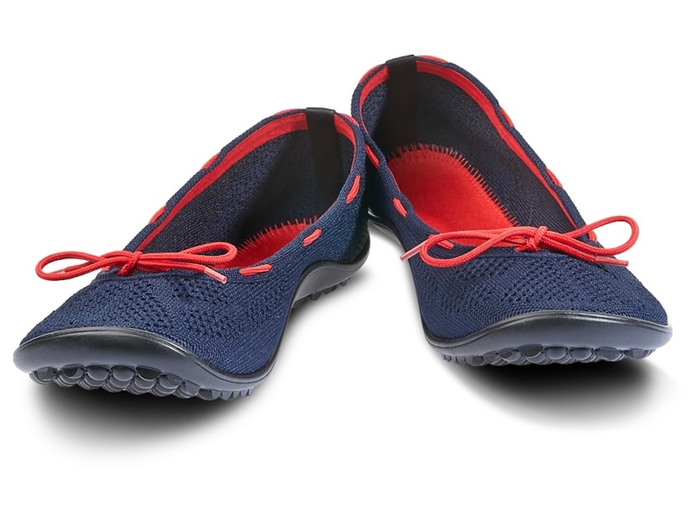 Leguano Barfussschuh »STYLE MARITIM«, Ballerina, Slipper, Bequemschuh mit modischen Durchzügen