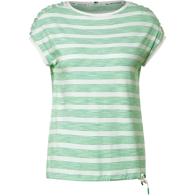 Cecil T-Shirt, mit gerafften Schultern online shoppen bei Jelmoli-Versand  Schweiz