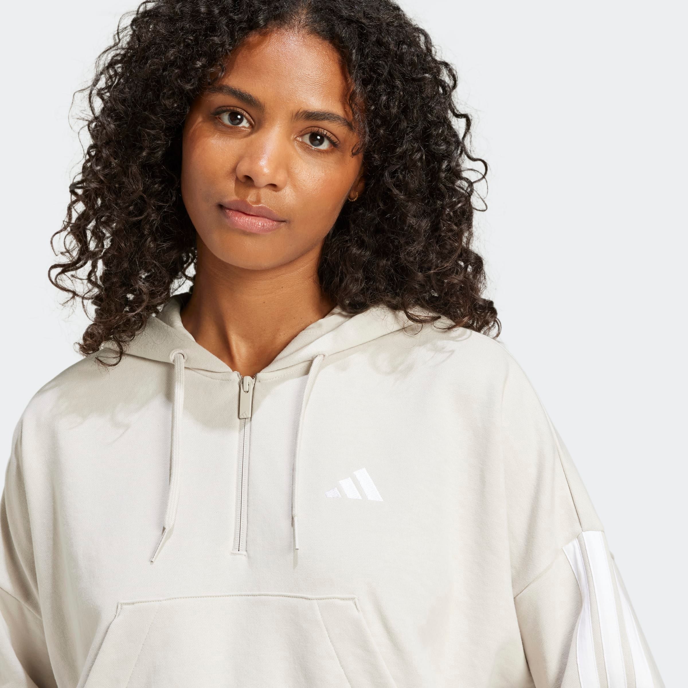 adidas Sportswear Kapuzensweatshirt »W 3S FT QZ HD«