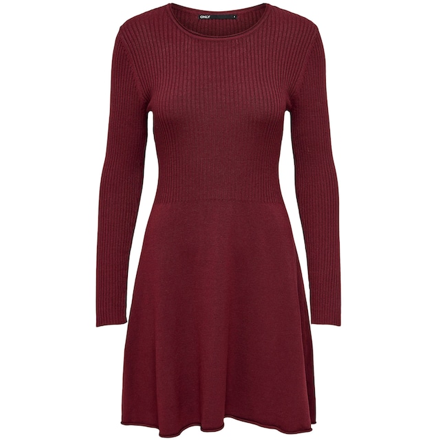 ONLY Strickkleid »ONLALMA L/S O-NECK DRESS KNT NOOS« online shoppen |  Jelmoli-Versand