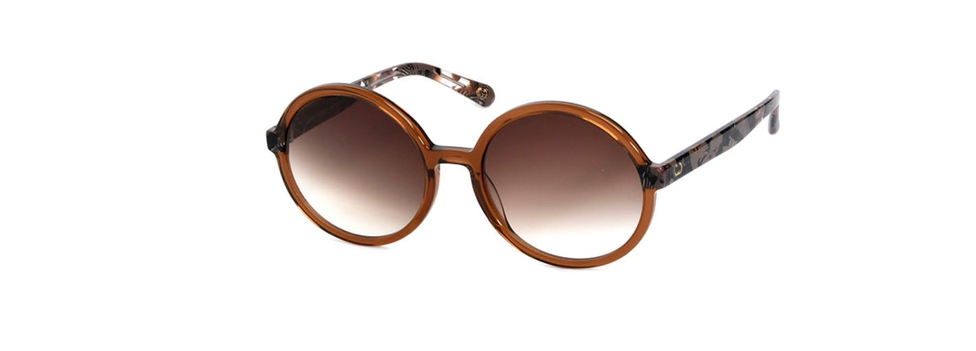 GERRY WEBER Sonnenbrille, Grosse, runde Damenbrille, Vollrand