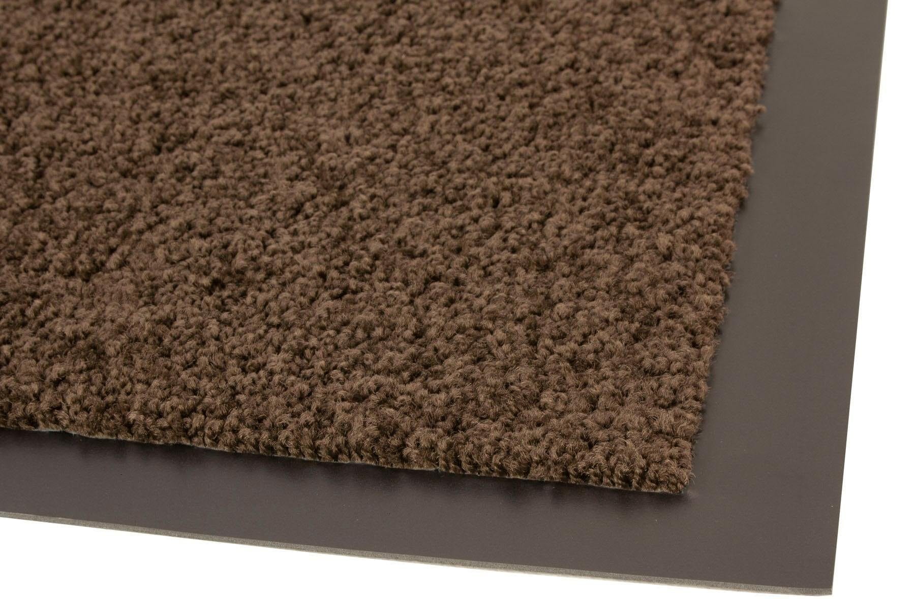 Primaflor-Ideen in Textil Fussmatte »DANCER«, rechteckig, 6 mm Höhe, Schmutzfangmatte, Uni-Farben, grosse Farbauswahl, waschbar