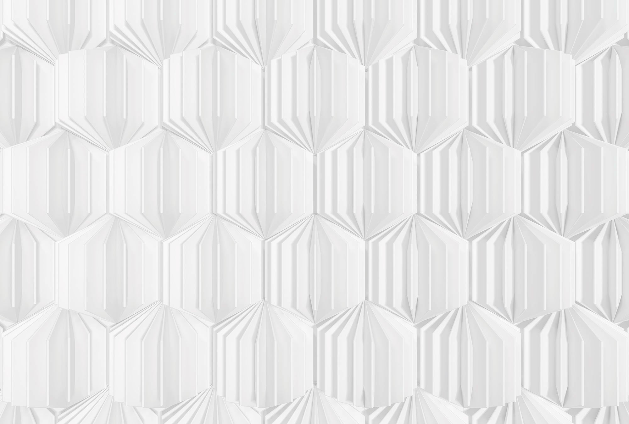 Komar Fototapete »Vlies - Origami - Grösse 368 x 248 cm«, bedruckt, Wohnzimmer, Schlafzimmer