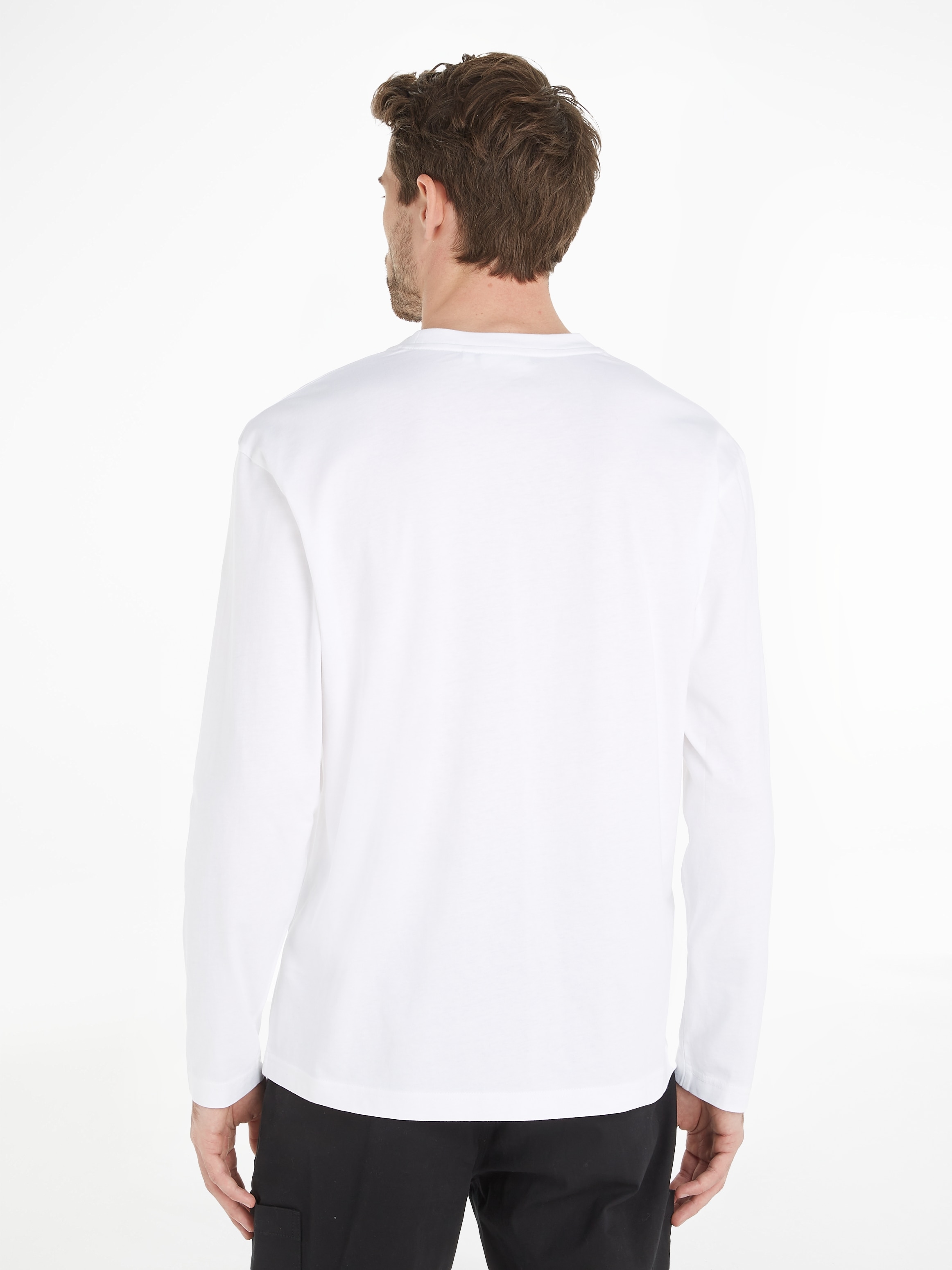 Calvin Klein Langarmshirt »COTTON COMFORT LS T-SHIRT«, mit Logopatch