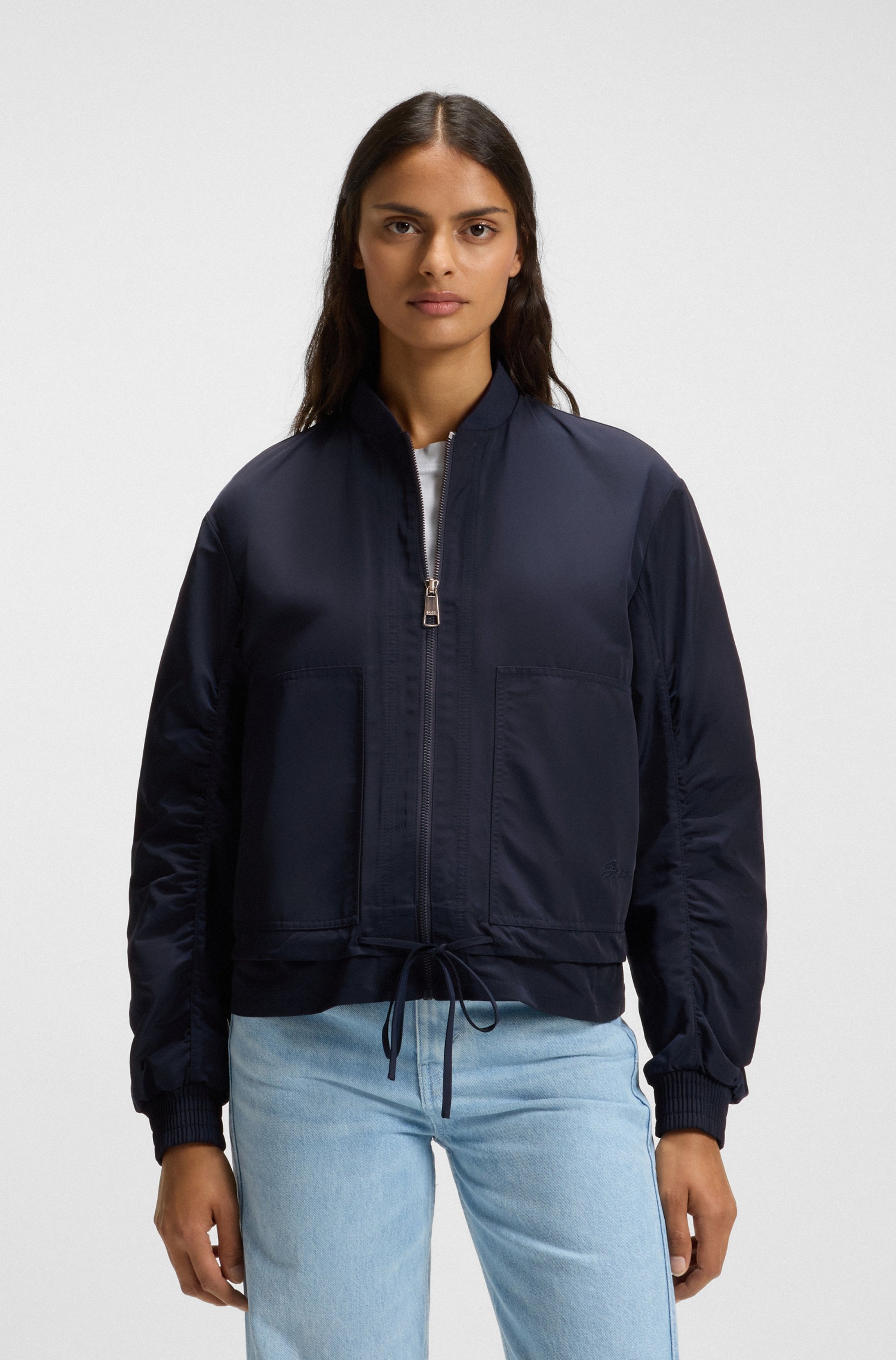 BOSS ORANGE Bomberjacke »Pirosa Premium Damenmode« mit schützendem Finish