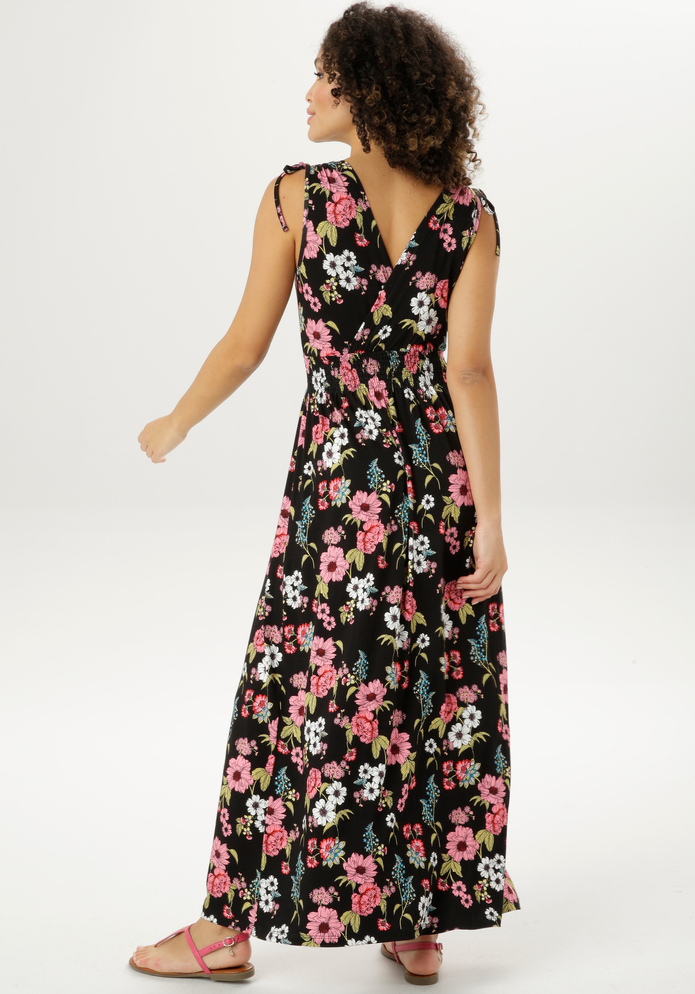 bei Schweiz Trägern mit online Aniston SELECTED bestellen Raffen Sommerkleid, Jelmoli-Versand zum