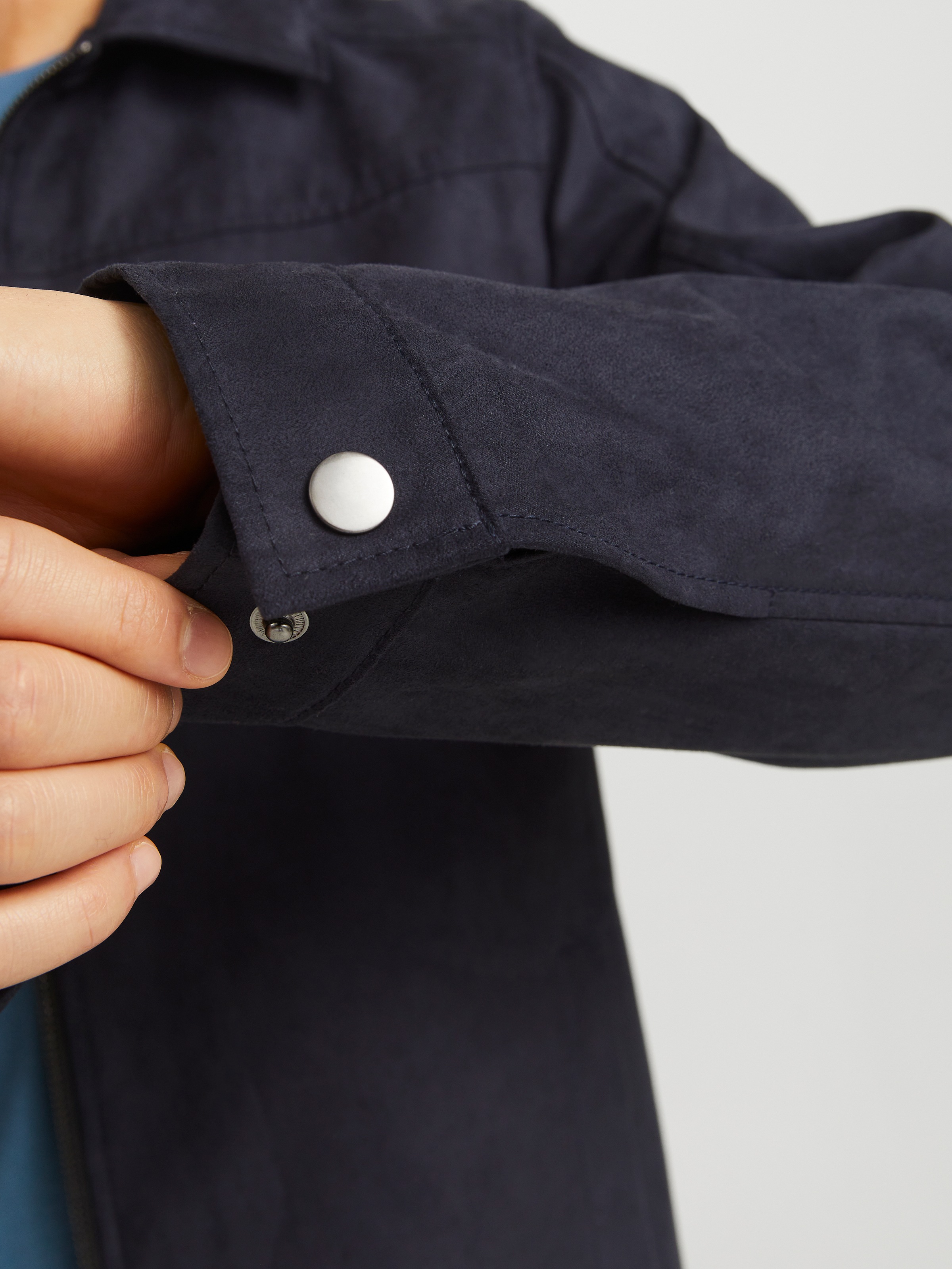 Jack & Jones Hemdjacke »JJEDYLAN SHACKET NOOS«, ohne Kapuze, mit Fly-Away Kragen