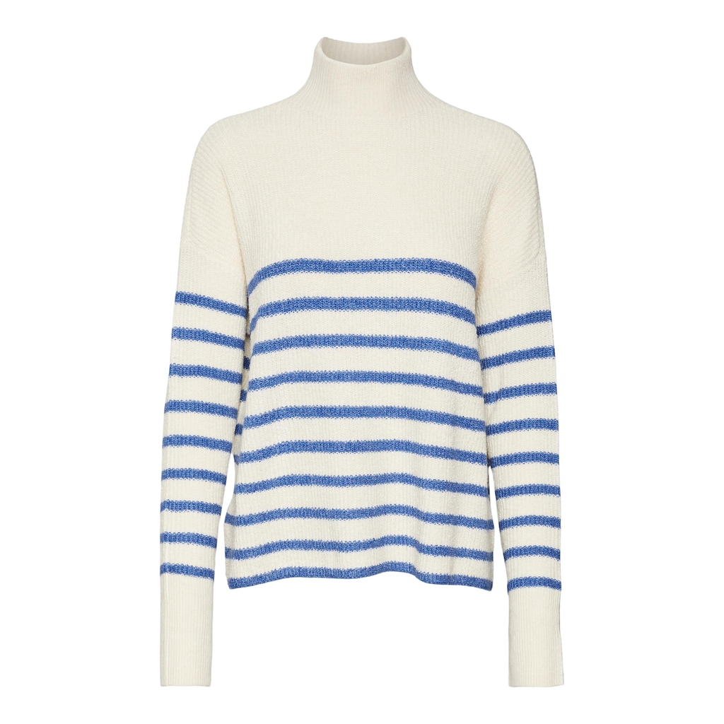 Vero Moda Stehkragenpullover »VMMARINA LS HIGHNK LONG PULLOVER GA BOO«