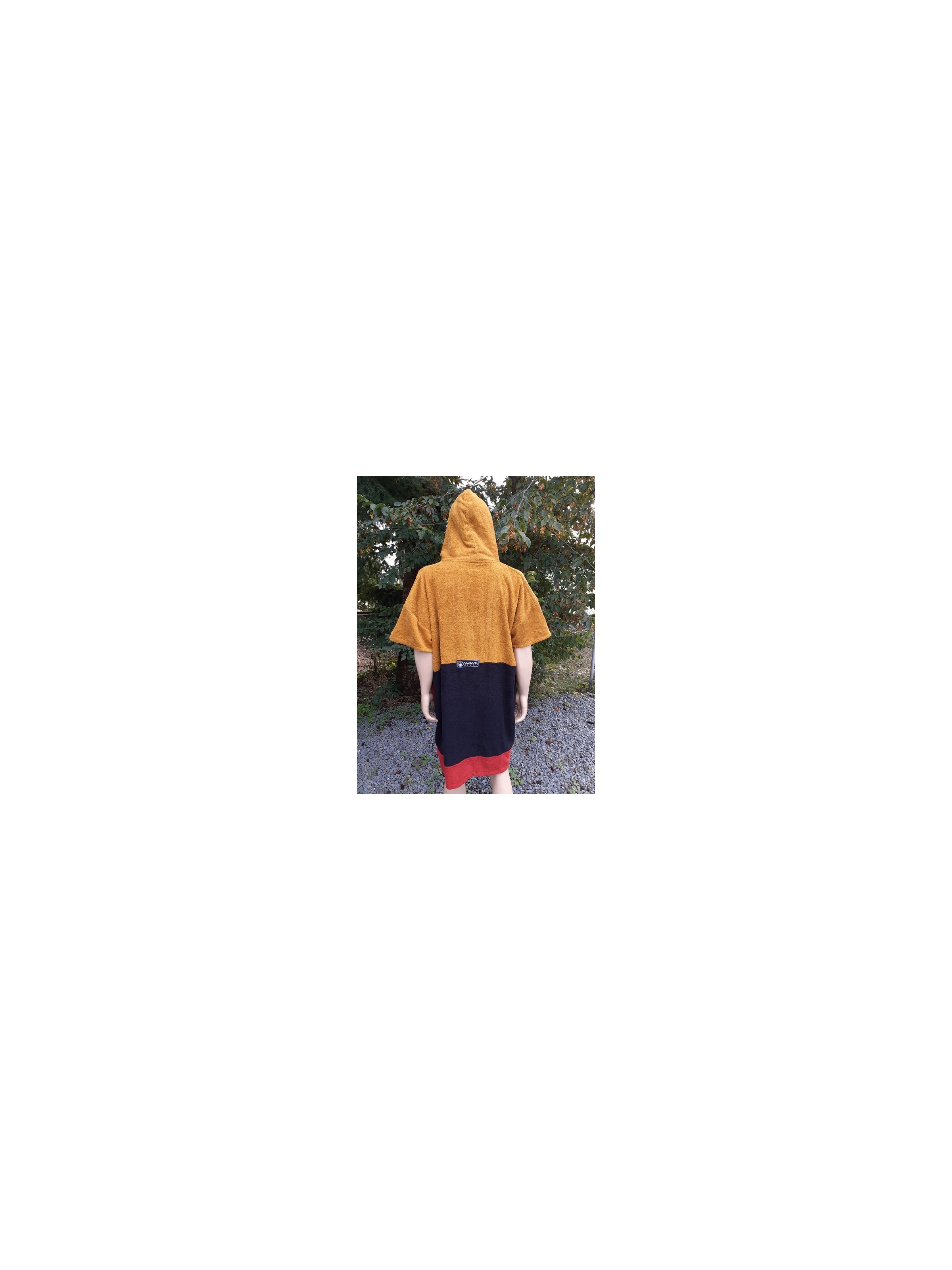 DEPROC Active Poncho »ZIP PONCHINO DUSTY MEN«, Poncho mit durchgehendem Reissverschluss