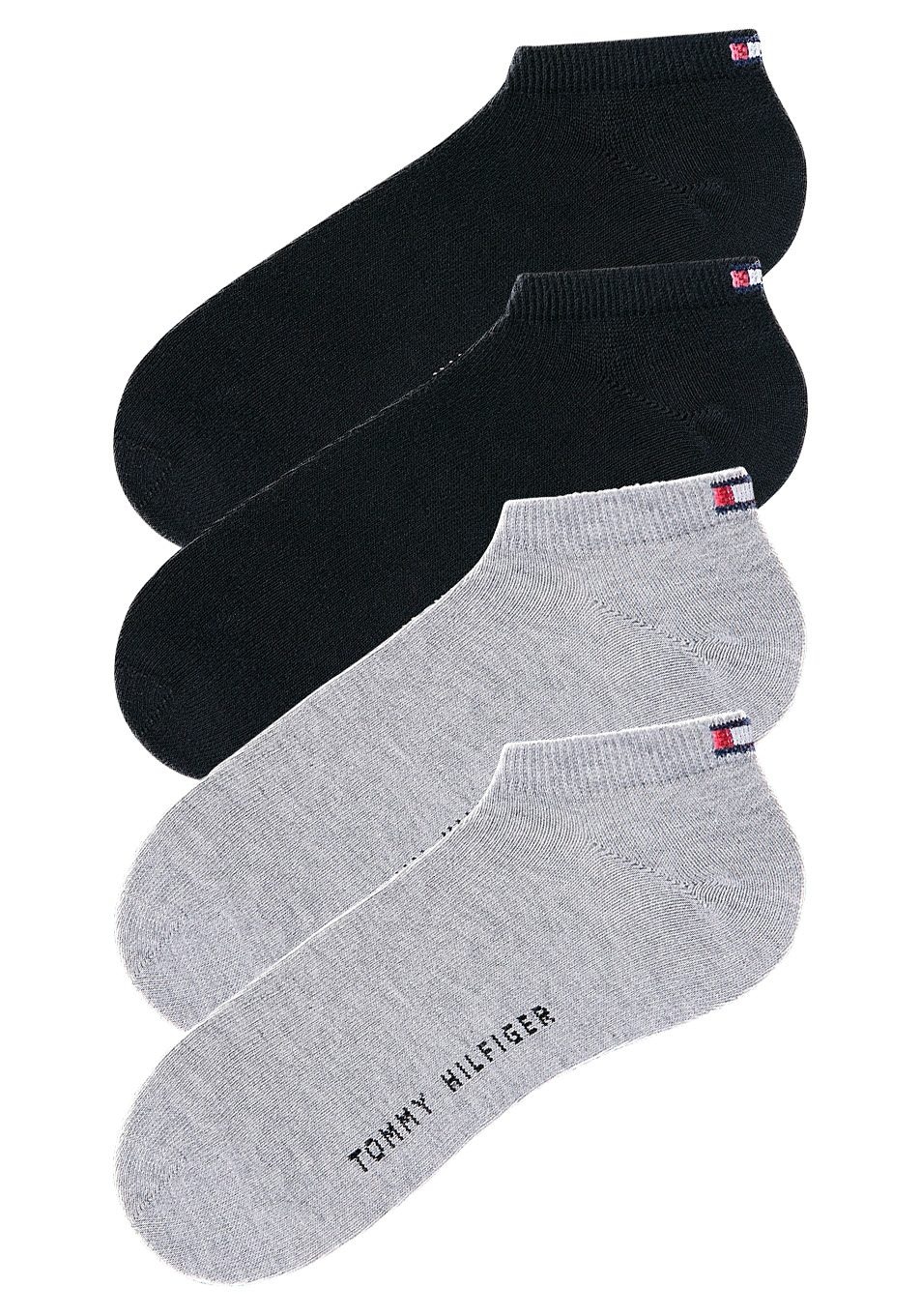 Tommy Hilfiger Sneakersocken, (4 Paar), mit Markenlogo