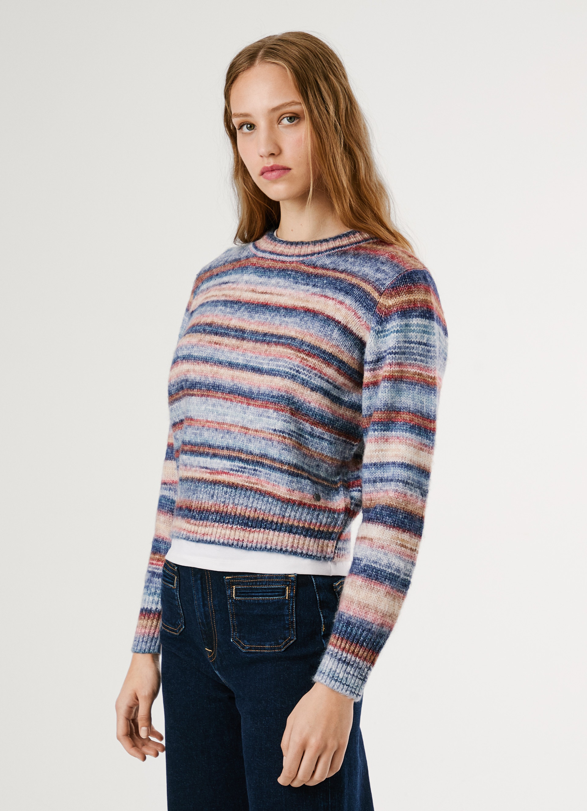 Pepe Jeans Strickpullover »CELESTE CREW«, mit Rundhals