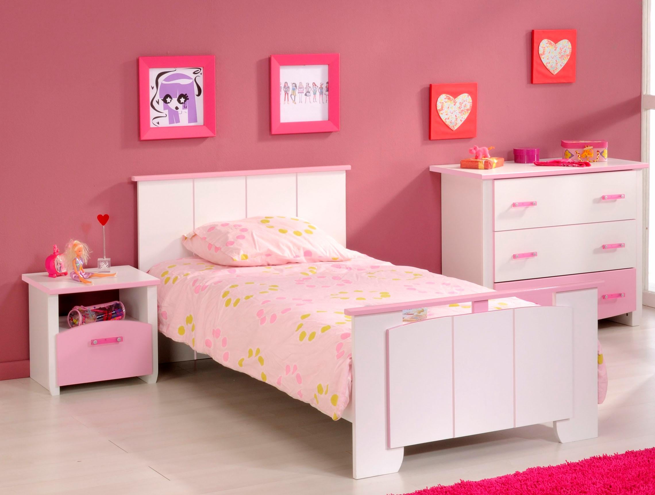 ❤ Parisot Jugendzimmer-Set »Biotiful«, entdecken 5 St., (Set, im Nachttisch, Shop Jelmoli-Online Kommode,) Bett