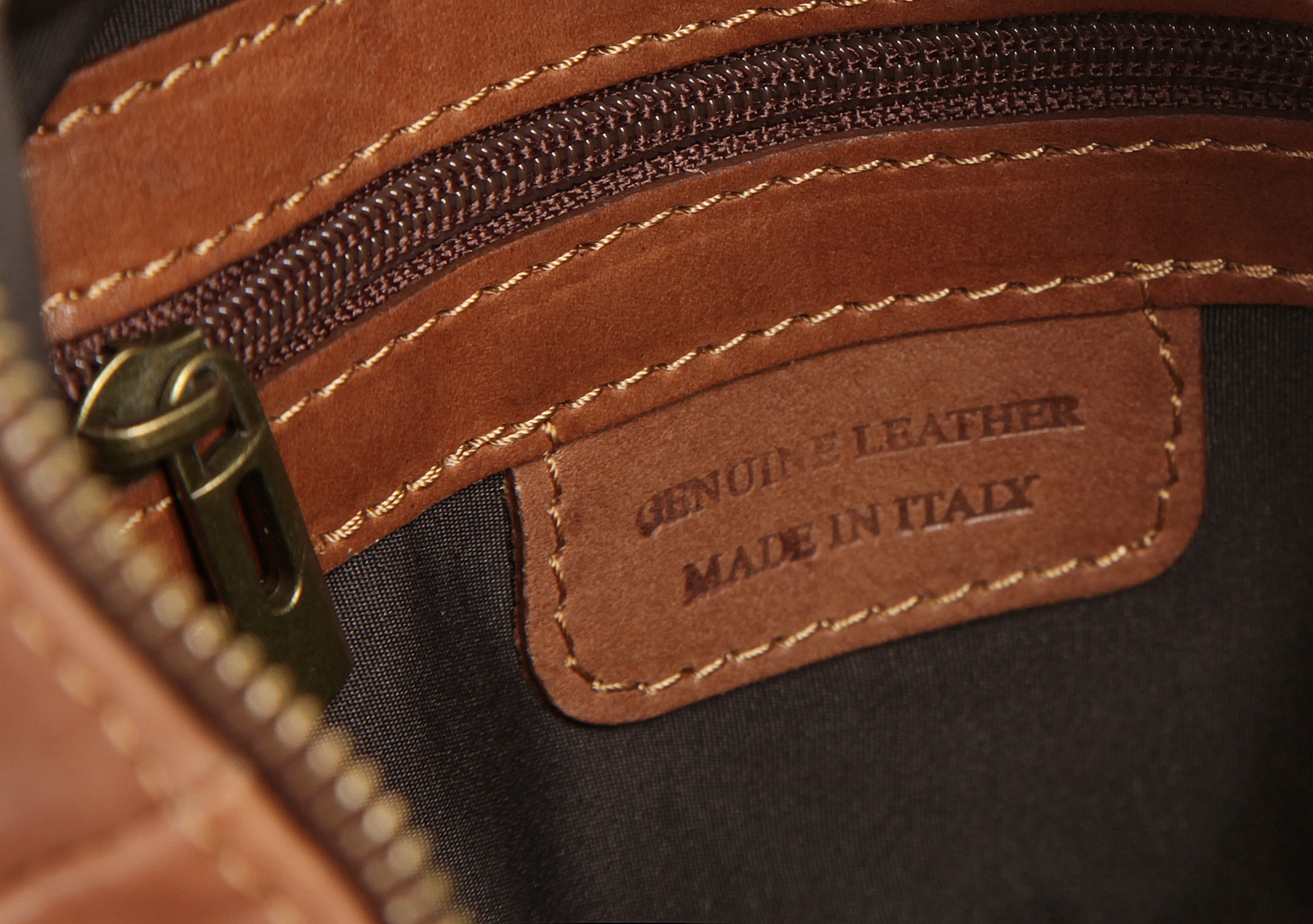 Piké Cityrucksack, echt Leder, Made in Italy