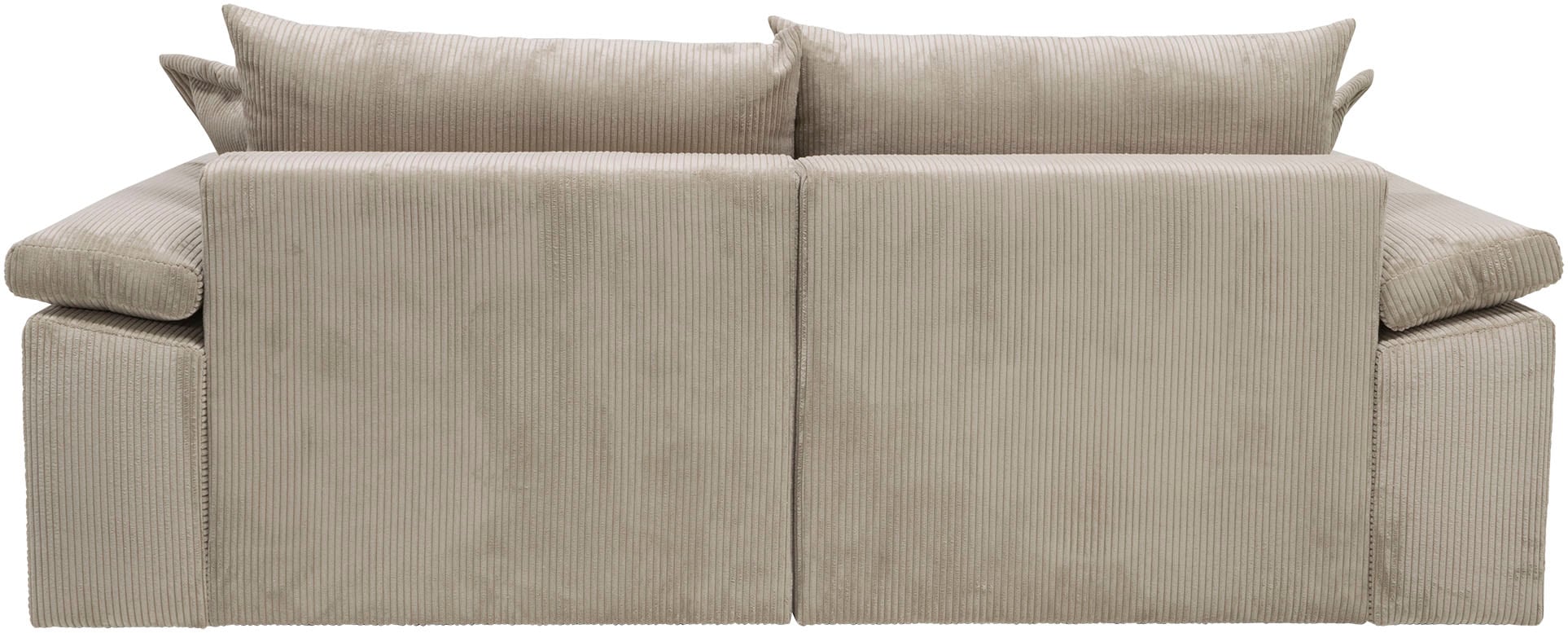 Home affaire Ecksofa »Soft&Cosy XL L-Form - Breite 246 cm«, Mega-Sofa, Cord oder Chenille-Struktur, Federkern-Polsterung