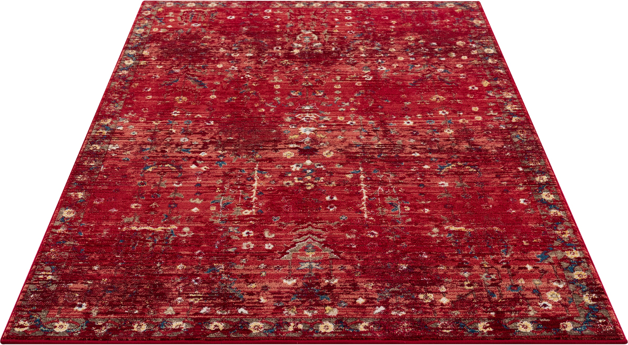 Home affaire Teppich »Clovis«, rechteckig, Teppich im Orient-Design, mit  Bordüre, Vintage online kaufen | Jelmoli-Versand | Kurzflor-Teppiche