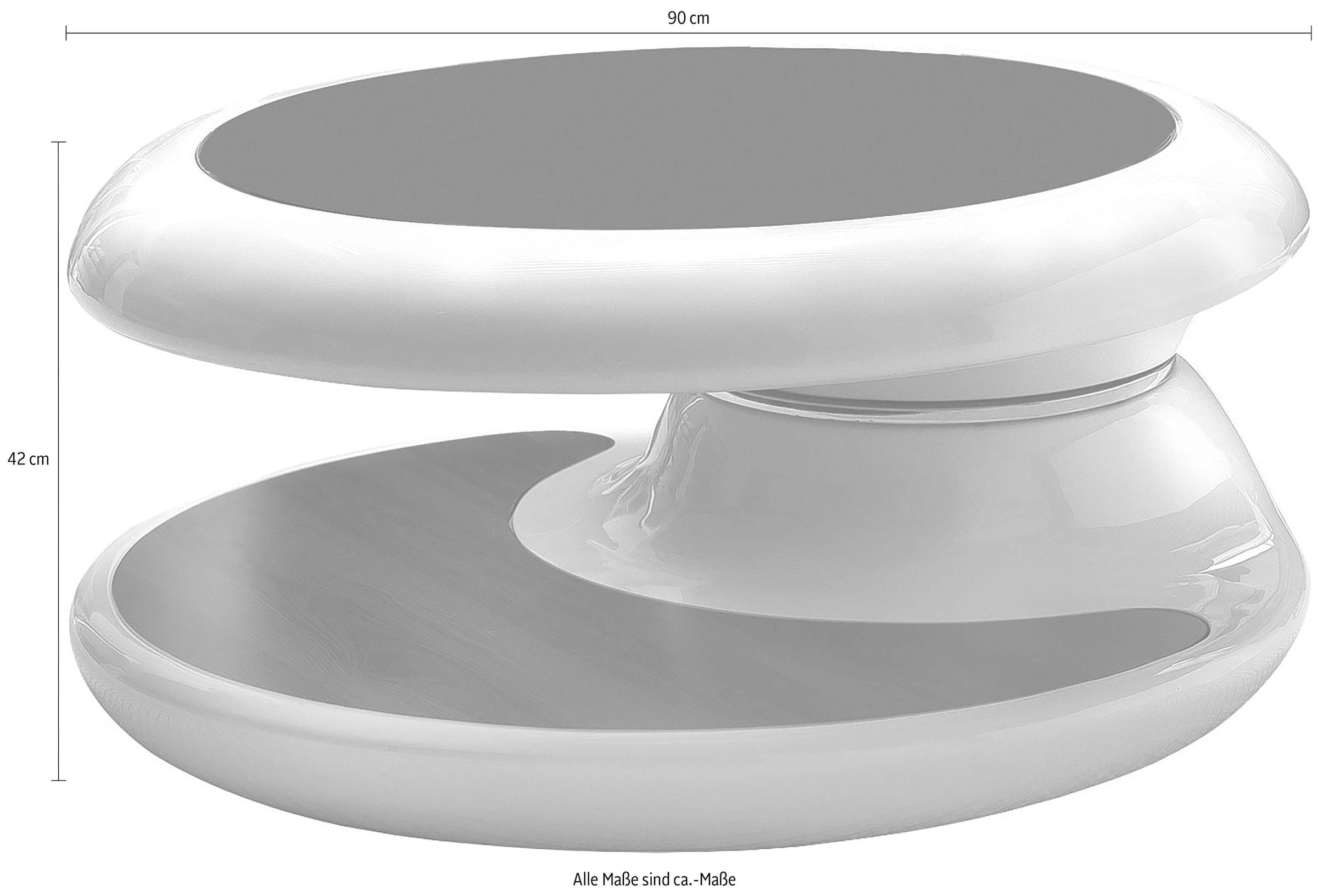 | SalesFever Jelmoli-Versand bestellen online 360° um Couchtisch, drehbar Tischplatte