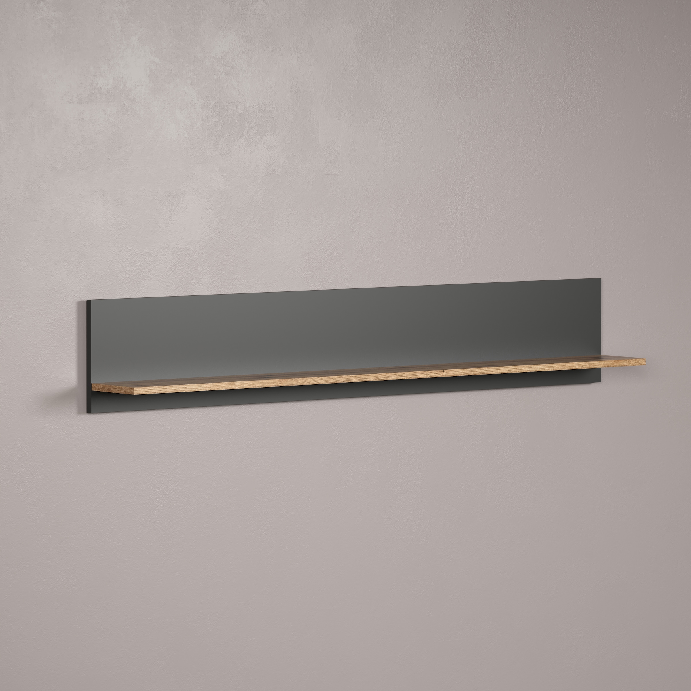 INOSIGN Wandboard »Estepona«, (1 St.), grosszügige Bücherleiste mit den Massen (B/T/H) 150/18/25 cm