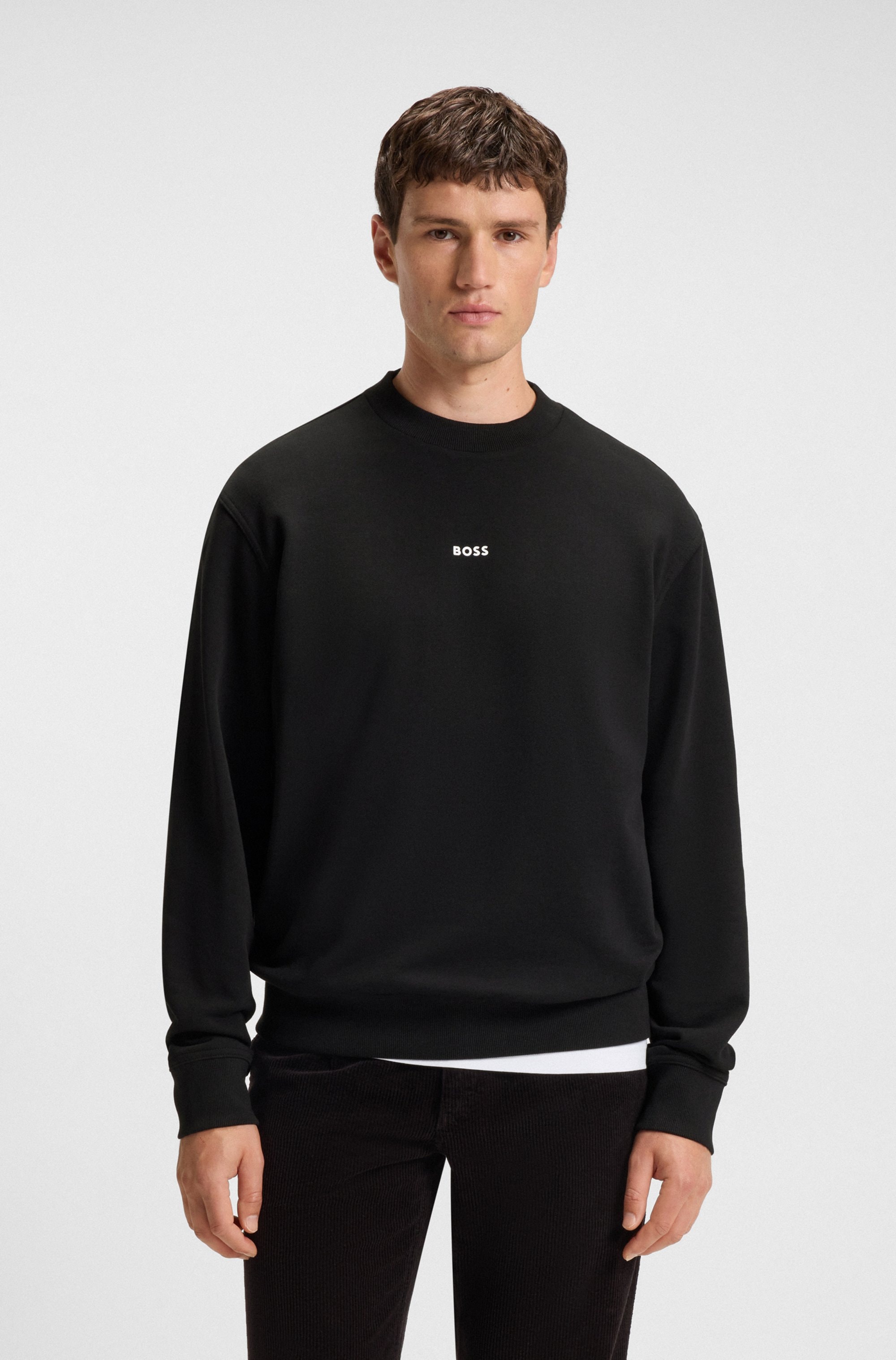 BOSS ORANGE Sweatshirt »WeSmallcrew«, mit Logo auf der Brust