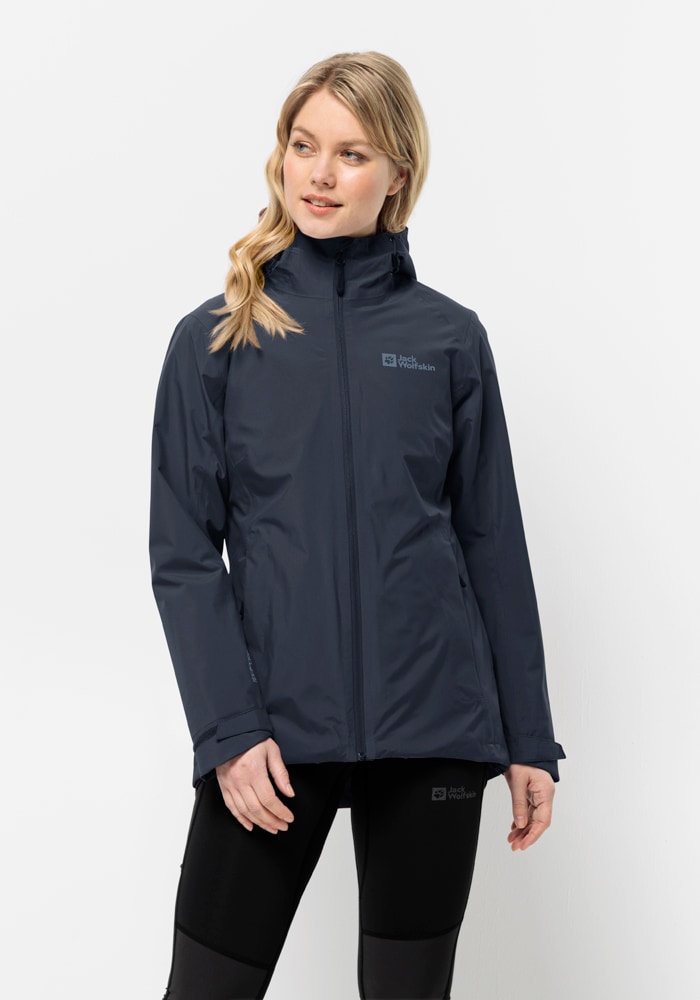 Jack Wolfskin 3-in-1-Funktionsjacke »GLAABACH 3IN1 JKT W«, (2 teilig), mit Kapuze