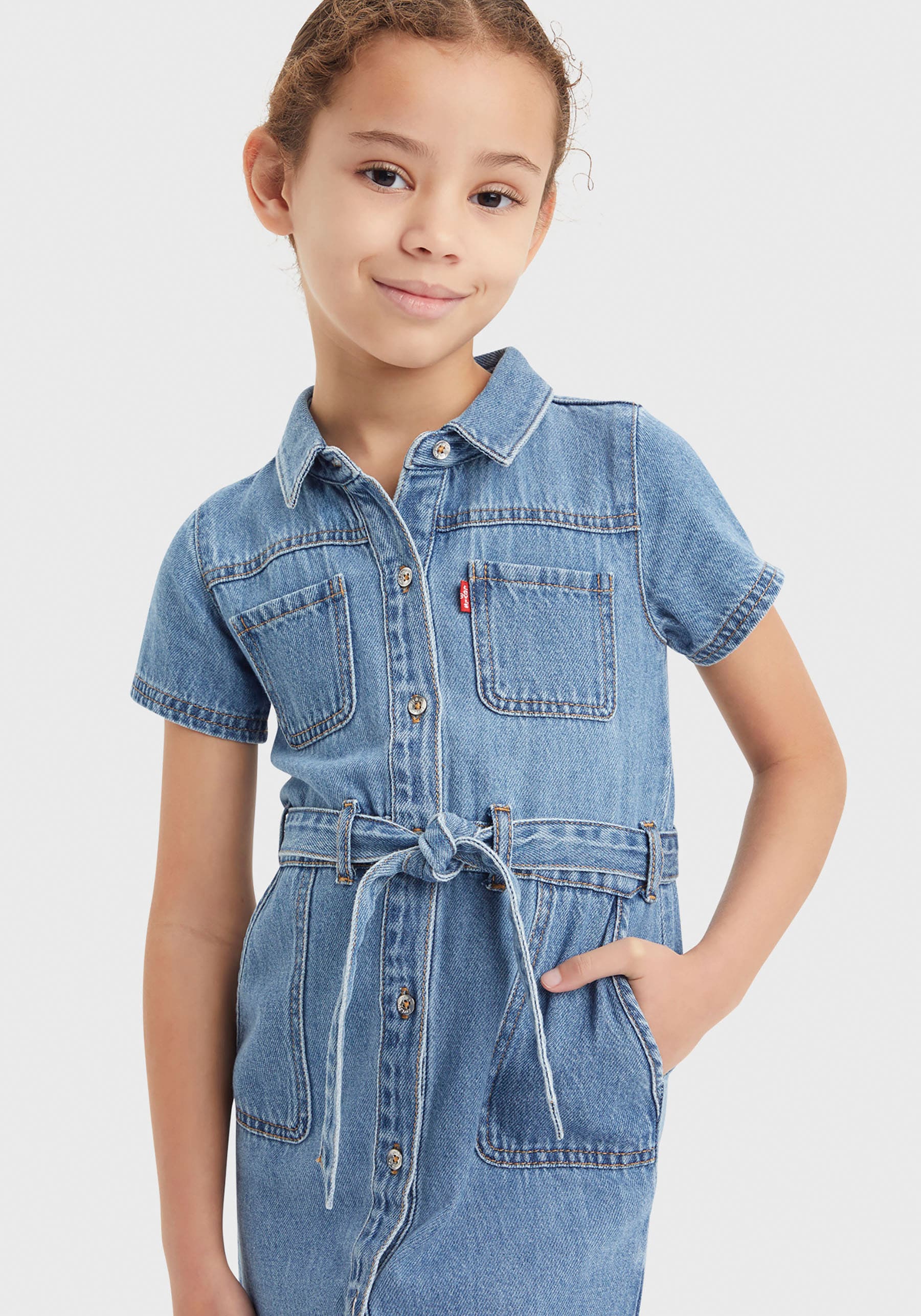 Levi's® Kids Jeanskleid »LVG ORGANIC UTILITY DRESS«, for GIRLS