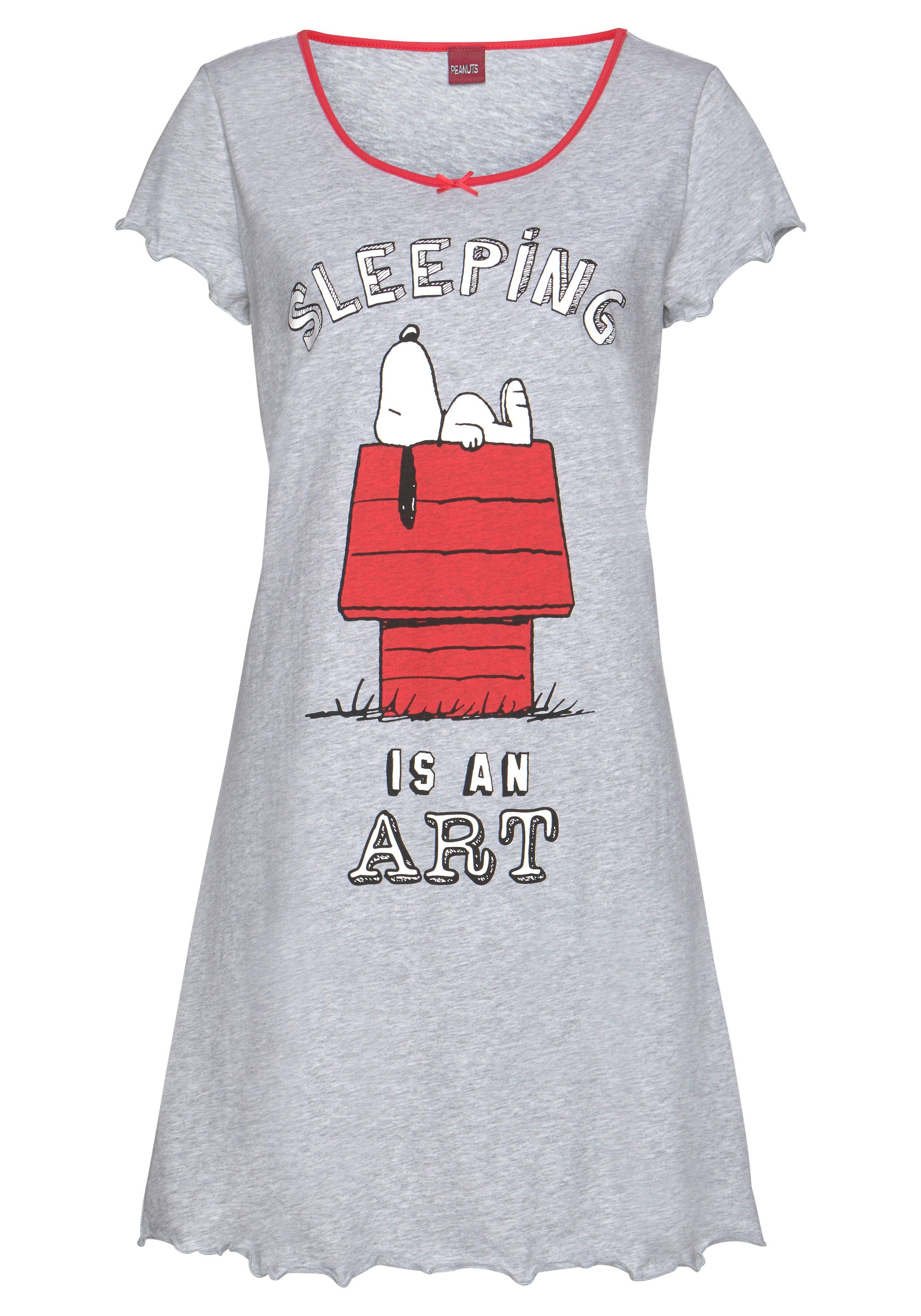 Peanuts Snoopy-Print Jelmoli-Versand online bestellen bei Schleife Nachthemd, kleiner mit Schweiz und