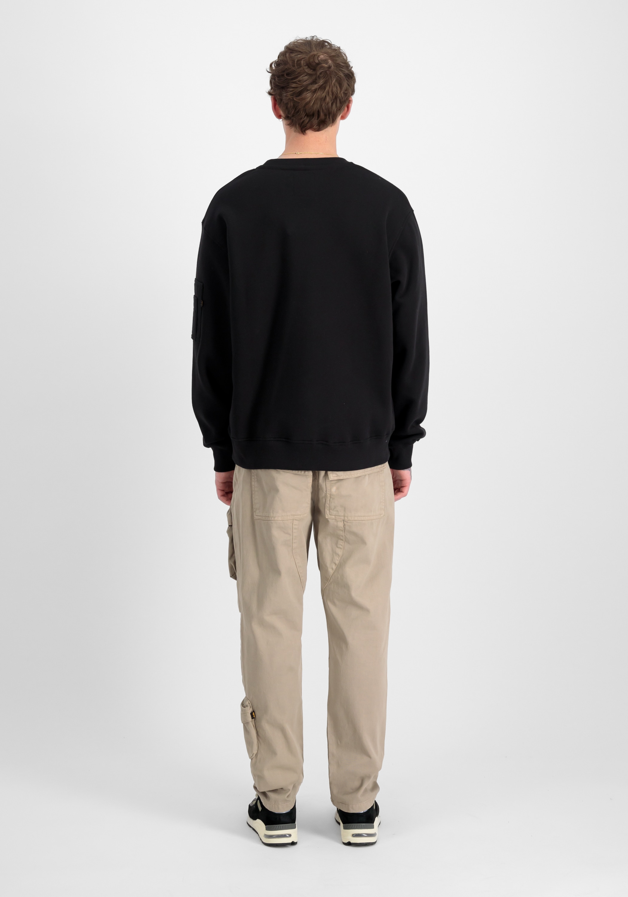 Alpha Industries Sweater »Satin Logo Sweatshirt«