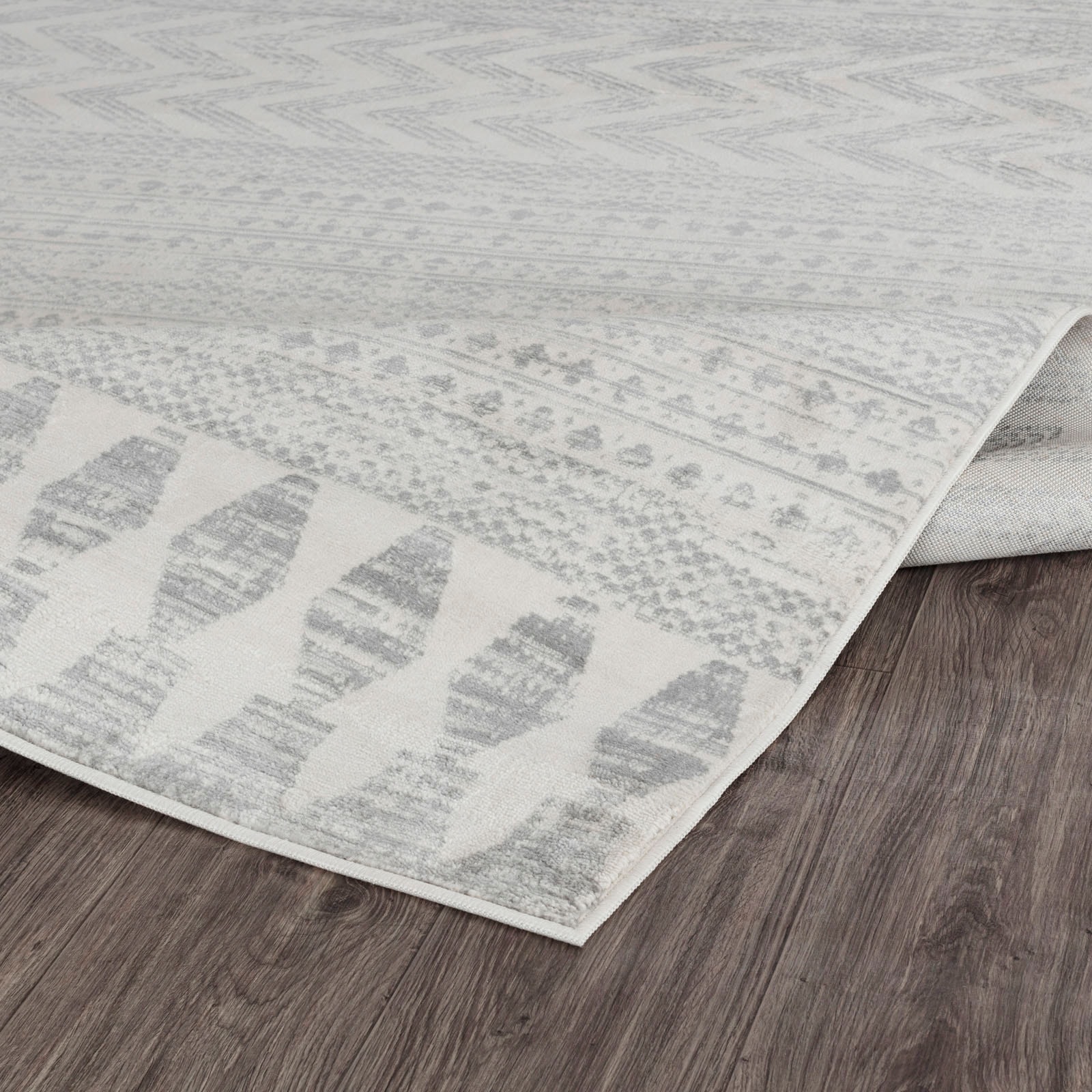 Livabliss Teppich »MYKONOS«, rechteckig, 8 mm Höhe, Skandi Design, Modern Boho Kurzflor Wohnzimmerteppich, Schlafzimmer