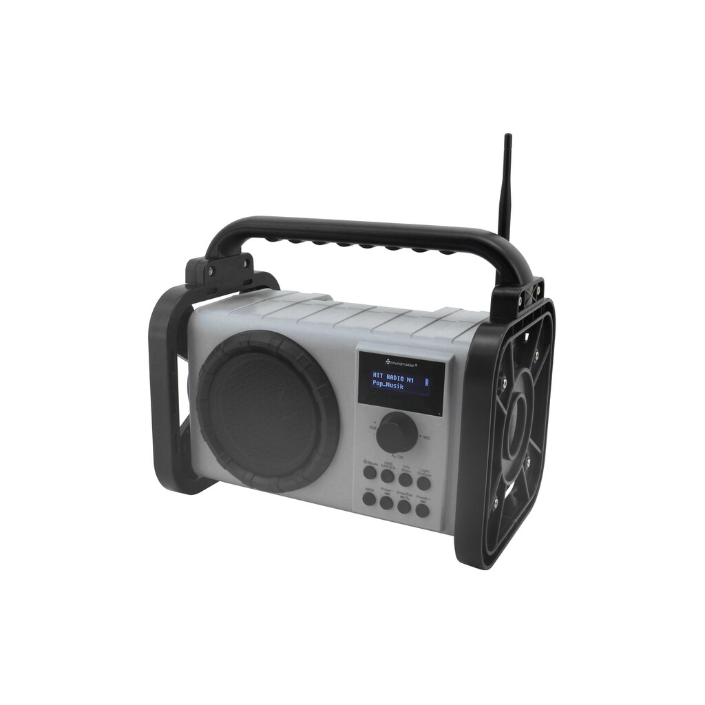 Soundmaster Baustellenradio »DAB80 G«, (Digitalradio (DAB+)-FM-Tuner)