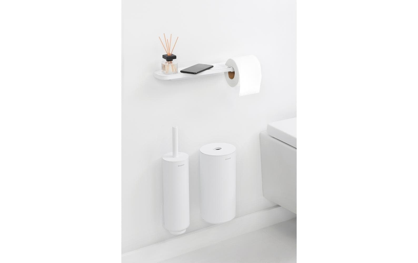 Brabantia Toilettenpapierhalter »Mindset mit Ablage Weiss«