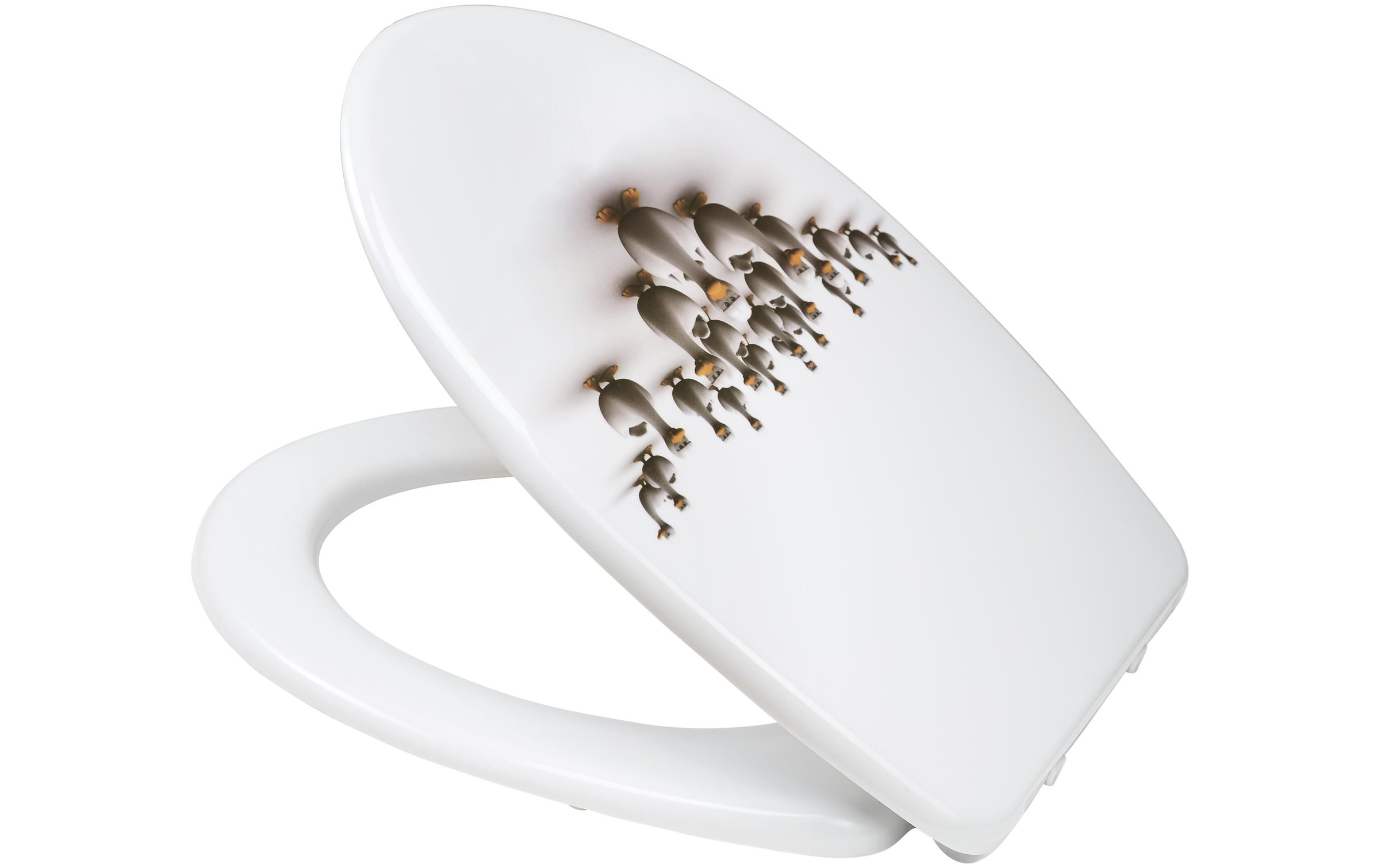 diaqua® WC-Sitz »Duck mit Absenkautomatik, Weiss«