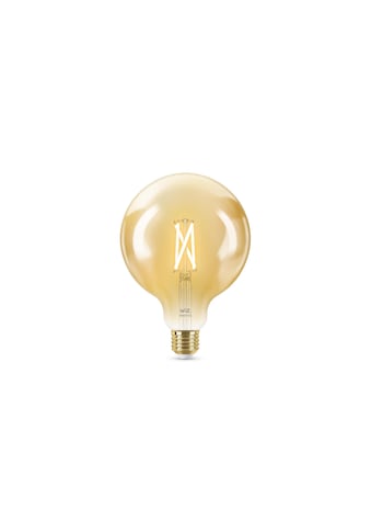LED-Leuchtmittel »6.7W (50W) E27 G120 Filament Amber Einzelpack«, E27, 1 St.,...