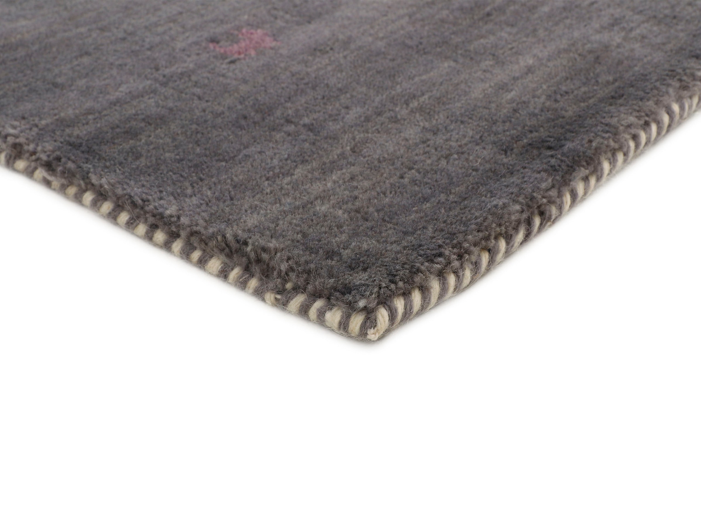 carpetfine Wollteppich »Gabbeh Uni, auch als Läufer erhältlich«, rechteckig, 15 mm Höhe, reine Wolle, handgewebt, Gabbeh Loom Tiermotiv, grosse Farbauswahl