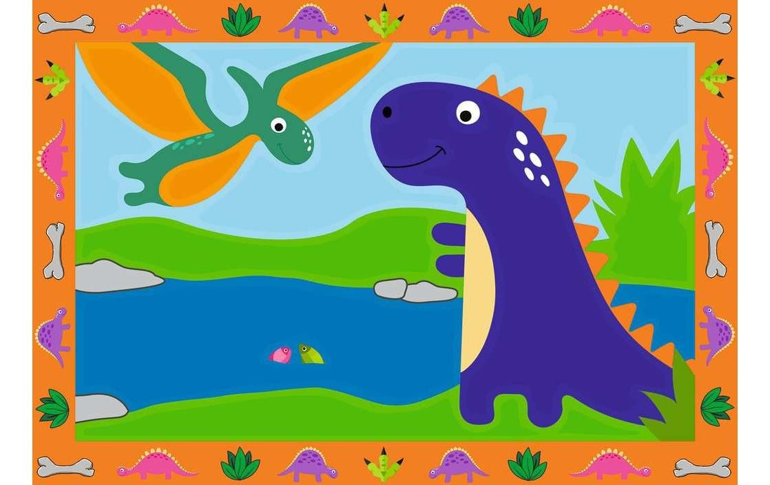 Ravensburger Malvorlage »CreArt: Land of the Dinosaurs«